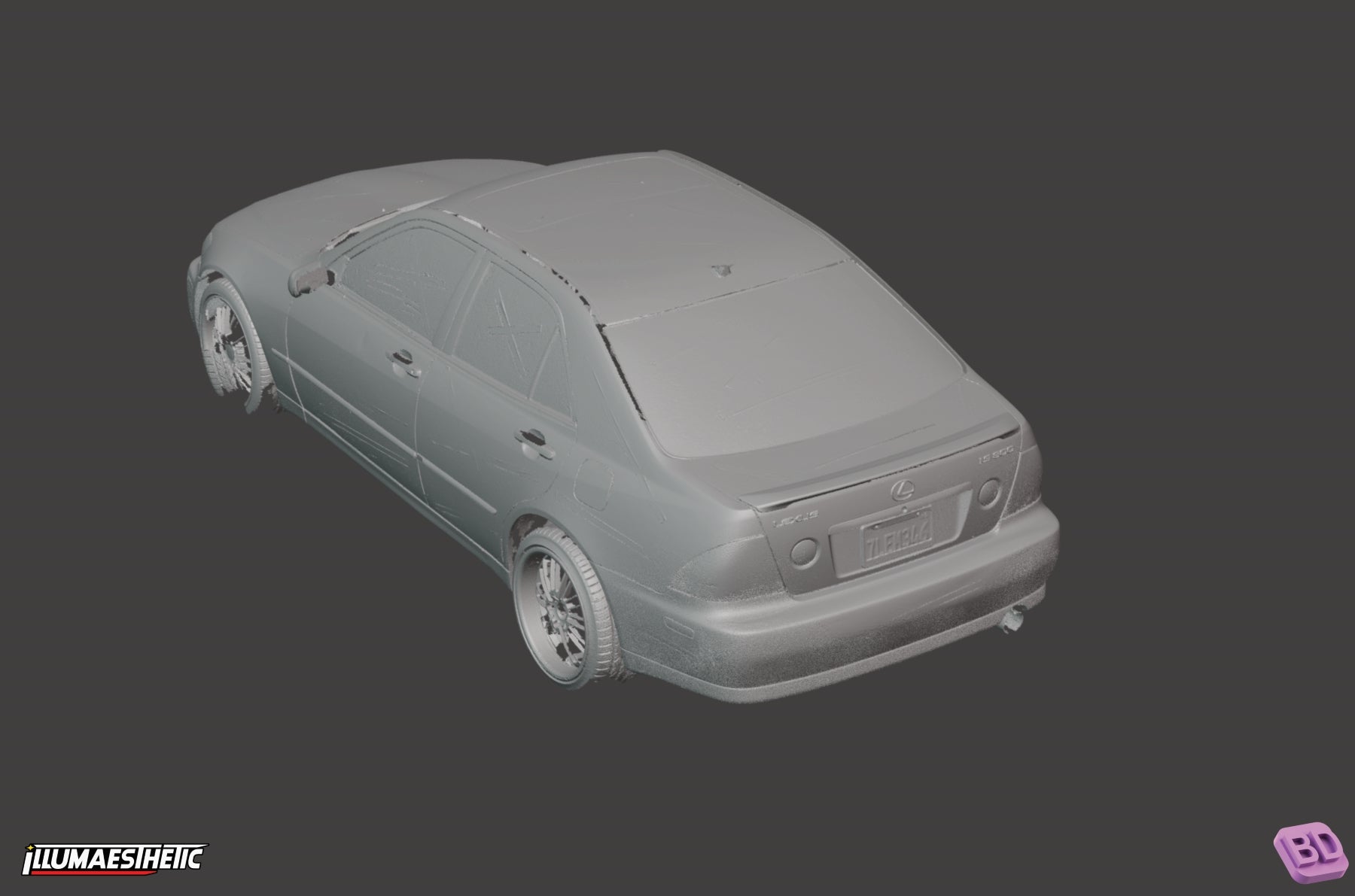 Lexus IS300 & Toyota Altezza XE10 3D Scan Model Kit (1998-2005) - Perfect for Car Enthusiasts, DIY Projects & 3D Printing