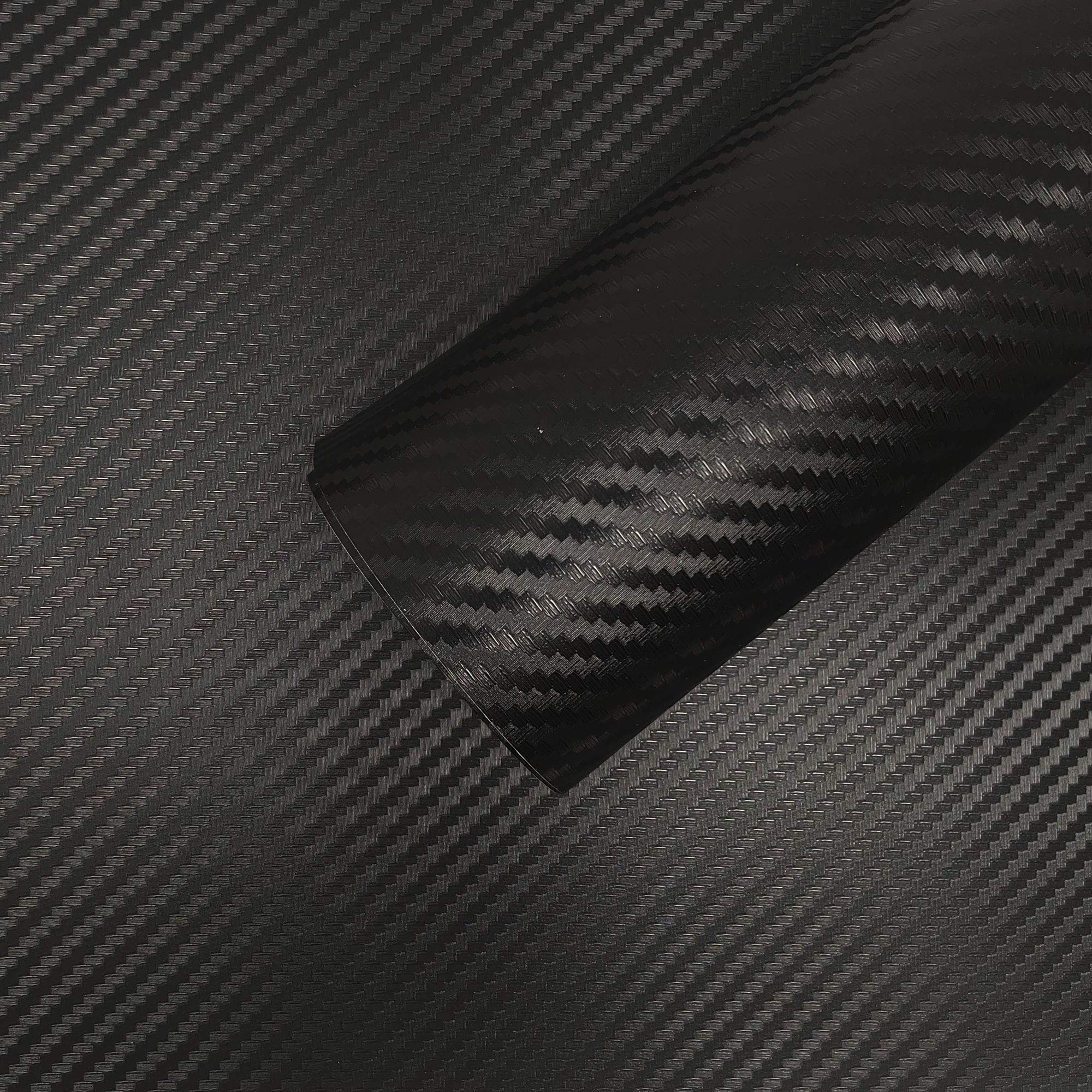 Premium Carbon Fiber Adhesive Film Sheet for Car Bonnet Hood Protection - 47.2