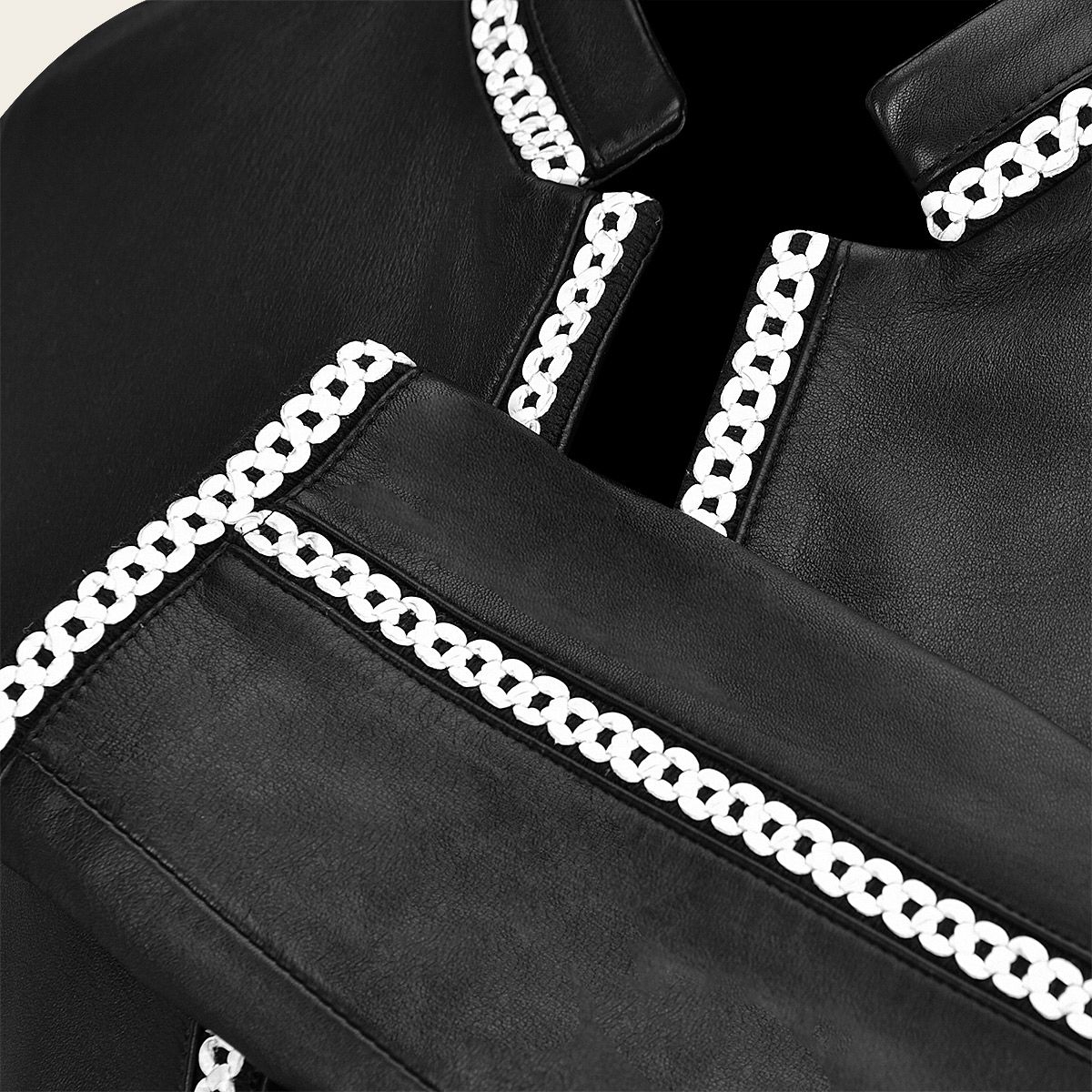 Cuadra Black Western Fashion Lambskin Leather Jacket for Women - Stylish Cowgirl Biker Jacket for Casual Wear & Night Out | M315BOC