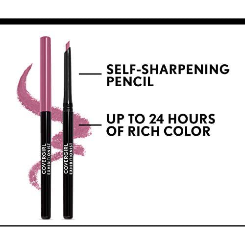 COVERGIRL Exhibitionist Lip Liner in Mauvelous 230 - 0.012 oz | Long-Lasting, Smudge-Proof Lip Pencil for Precise Definition & Bold Color | Perfect for Everyday Wear, Night Out & Special Occasions