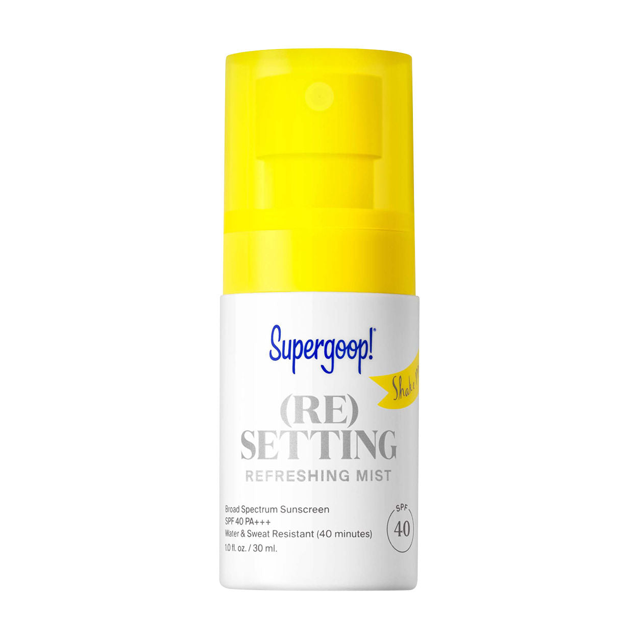 (Re)Setting Refreshing Mist SPF 40 Sunscreen - Hydrating Face Spray with Broad Spectrum Protection for Daily Use, Travel & Outdoor Activities
