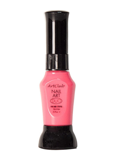 Color Club Nail Art Duo Set - Long Lasting Bubblegum Pink Nail Polish for Women | Perfect for Manicures, Pedicures & Nail Art Designs