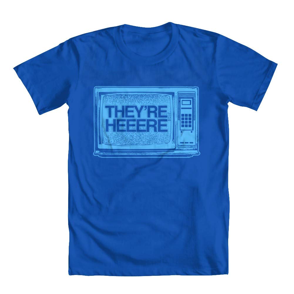 Poltergeist Inspired 'They're Here' Boys' T-Shirt - Horror Movie Graphic Tee for Kids | Halloween Costume & Scary Movie Night Outfit