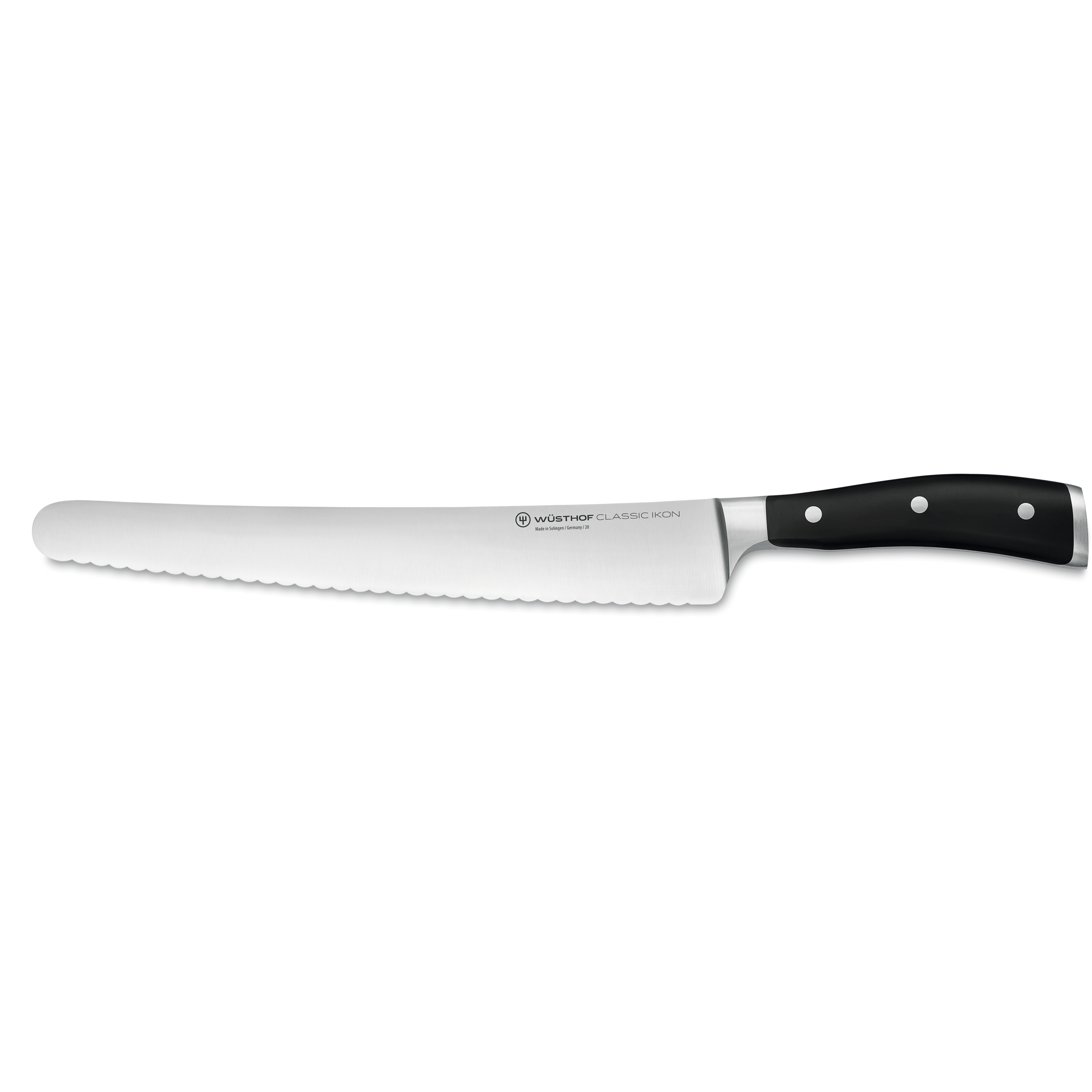 Wusthof Classic Ikon 10-Inch Super Slicer Knife - High Carbon Stainless Steel Blade for Professional Chefs & Home Cooking - Perfect for Slicing Roasts, Meats & Large Vegetables