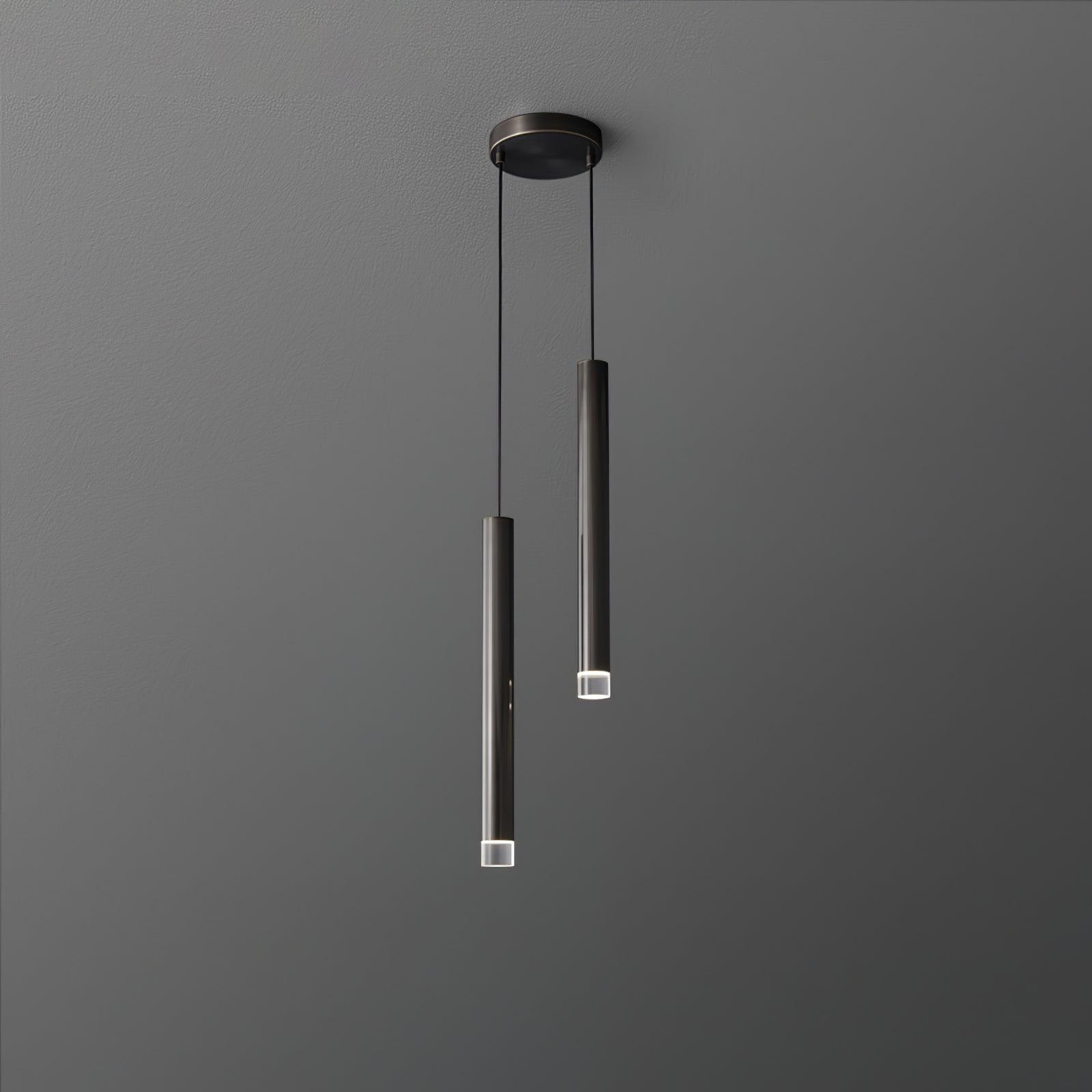 Elegant Hanging Pendant Lamp with LED Candle Lights - Perfect for Bedroom, Living Room, and Dining Room Decor