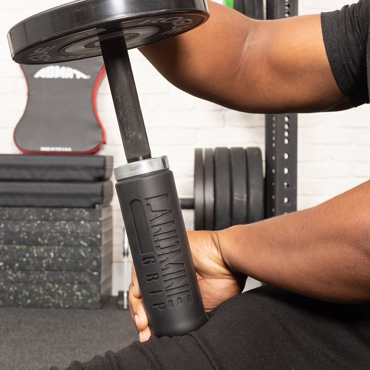 Barbell Bomb & Landmine Grip - Heavy Duty Gym Attachment for CrossFit, Powerlifting & Home Workouts - Perfect for Strength Training & Functional Fitness Exercises