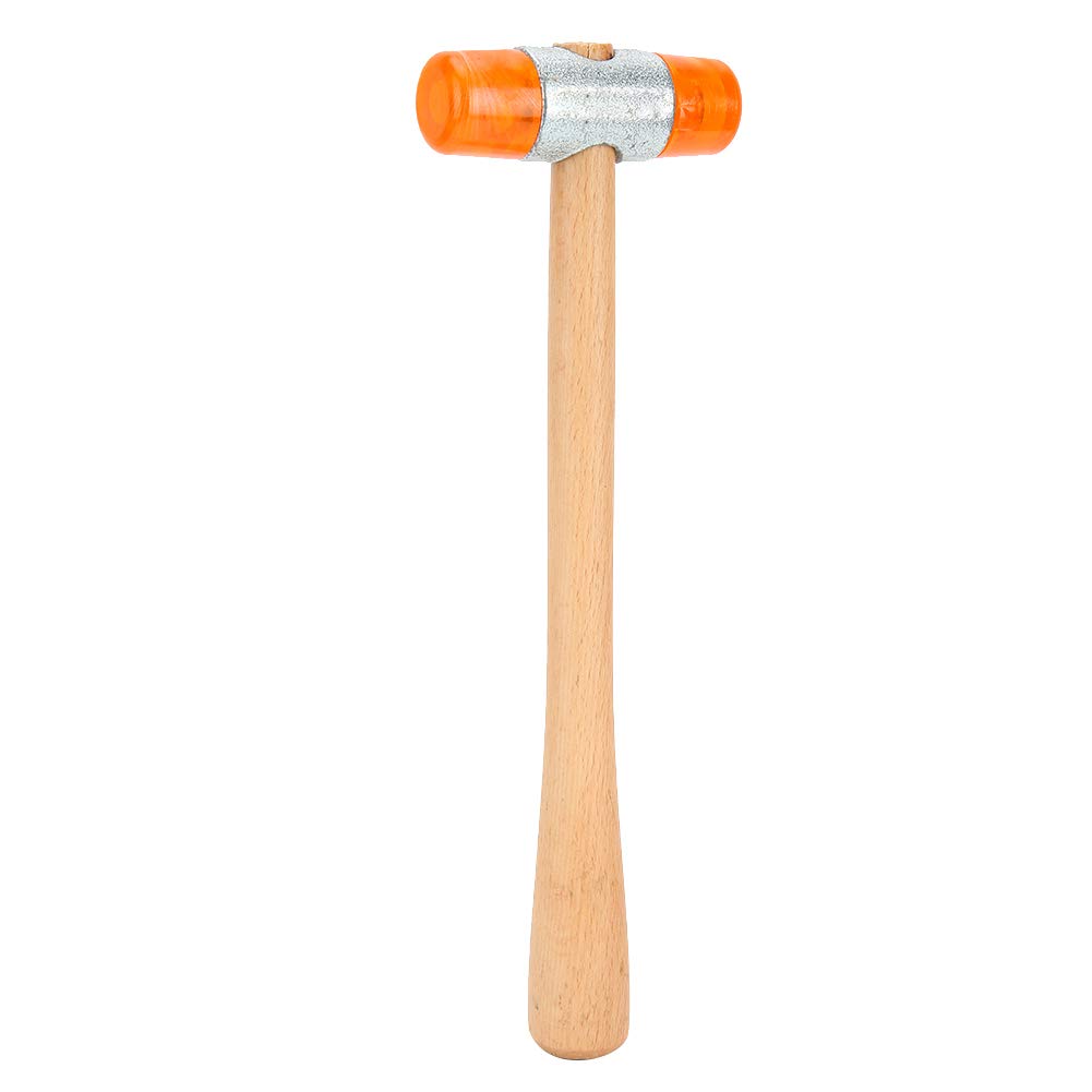 Tile Installation Hammer with Wood Handle - 10.3 Inch Portable Mallet for Jewelry Making & Repair | Eco-Friendly Jewelry Tools for Professionals & DIY Enthusiasts | Perfect for Mosaic, Stone Setting & Craft Projects