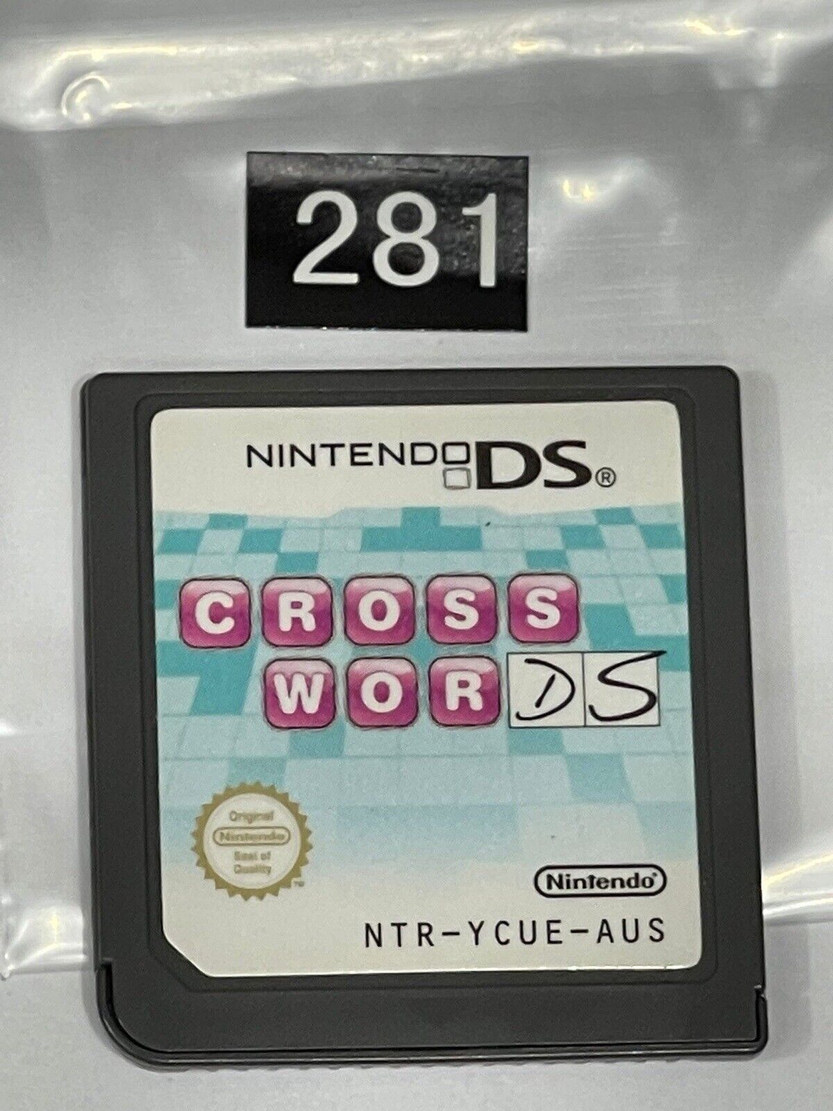 Cross Words Nintendo DS Game Cartridge - Fun Word Puzzle Game for Kids & Adults - Perfect for Travel, Family Game Nights & Brain Training