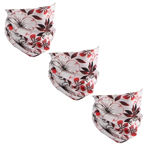 White and Red Floral