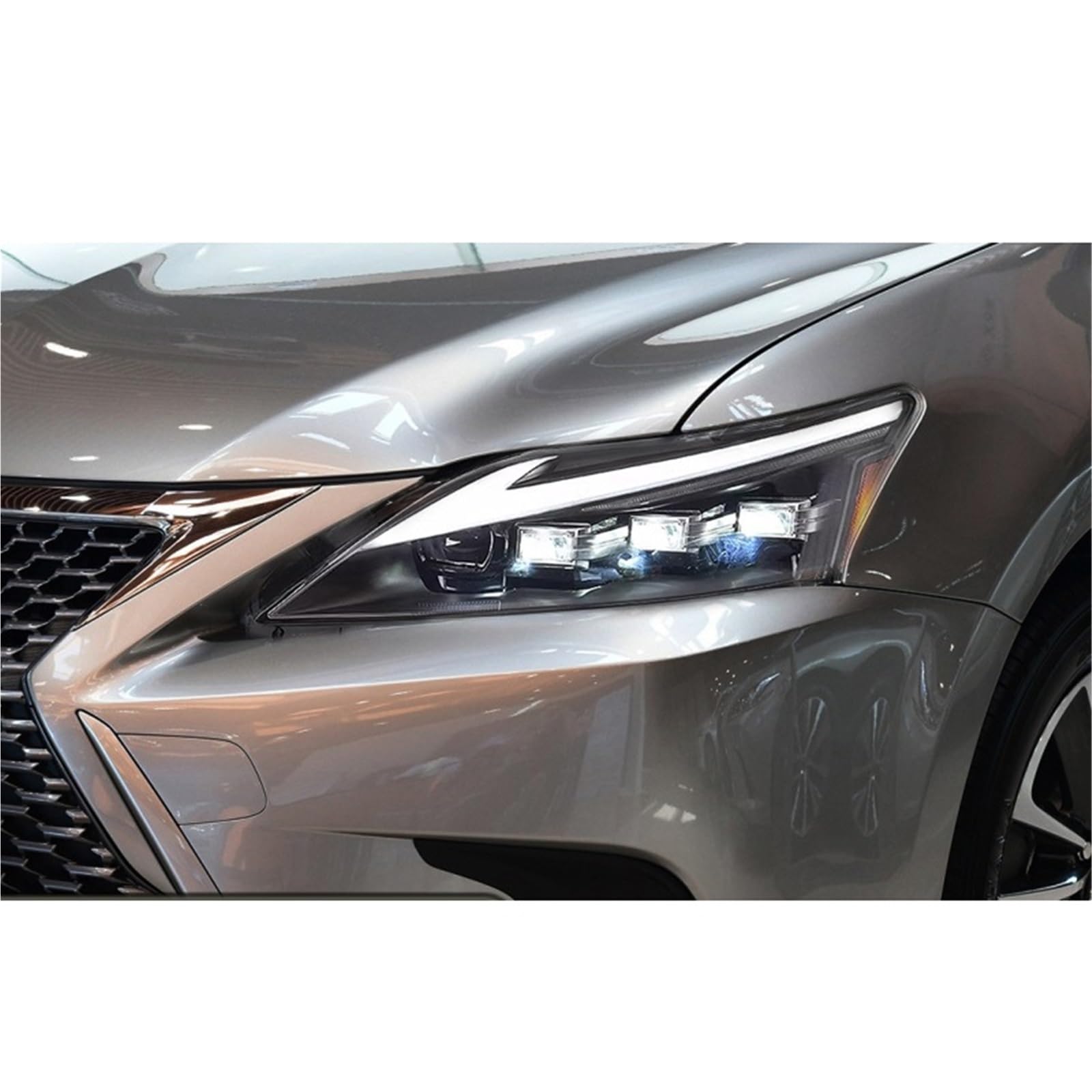 Upgraded Matrix Style LED Headlights Compatible with Lexus CT200 2013-2017 | DRL Dynamic Signal Lamp | Left Steering Wheel | Perfect for Night Driving & Enhanced Visibility