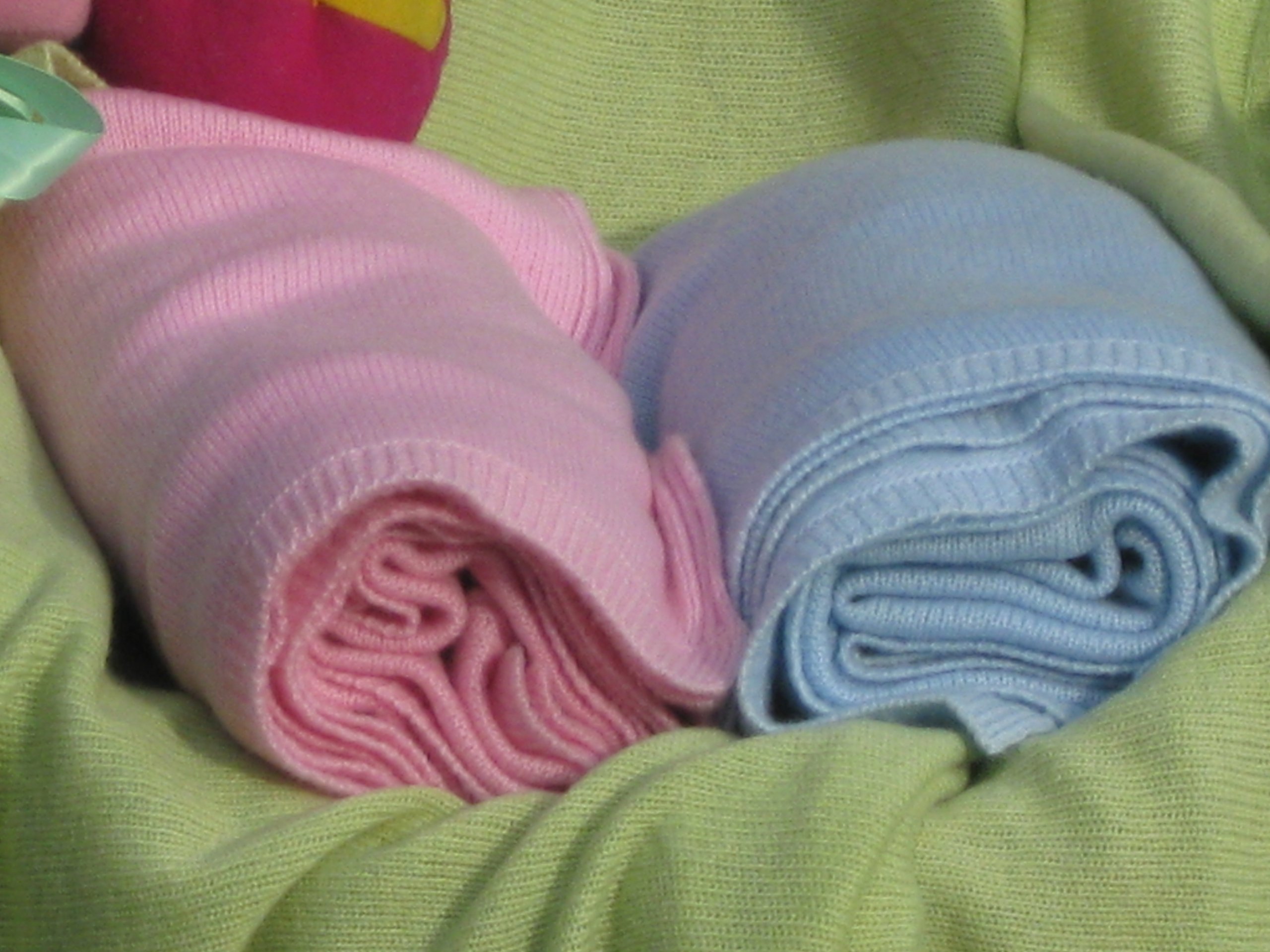 Soft Cashmere Baby Blanket - Receiving & Swaddle Blanket for Newborns - Cozy Fuzzy Throw for Nursery, Stroller & Travel (Baby Pink)