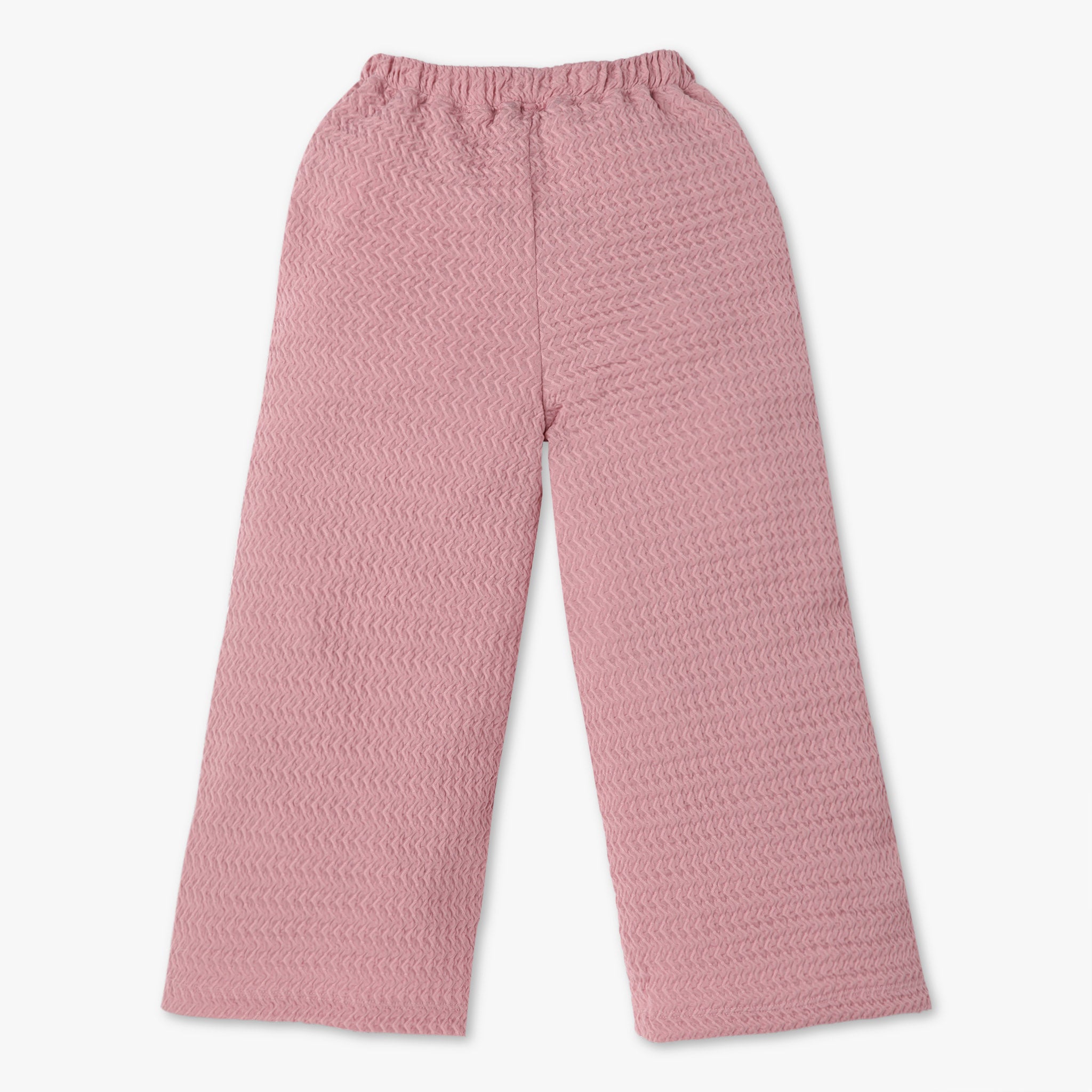 Girls Regular Fit Mid Rise Palazzo Pants - Comfortable Stretchy Flared Trousers for Casual Wear, School & Outfits