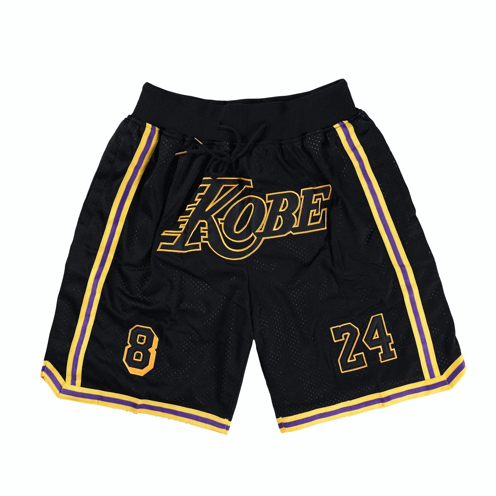**Men's Basketball Shorts - Utah City Retro Mesh Embroidered with Pockets, 8-24 Inch Length, Workout Gym & Casual Athletic Shorts for Fans**    *(Perfect for Basketball Games, Gym Workouts, Jogging, and Everyday Casual Wear)*