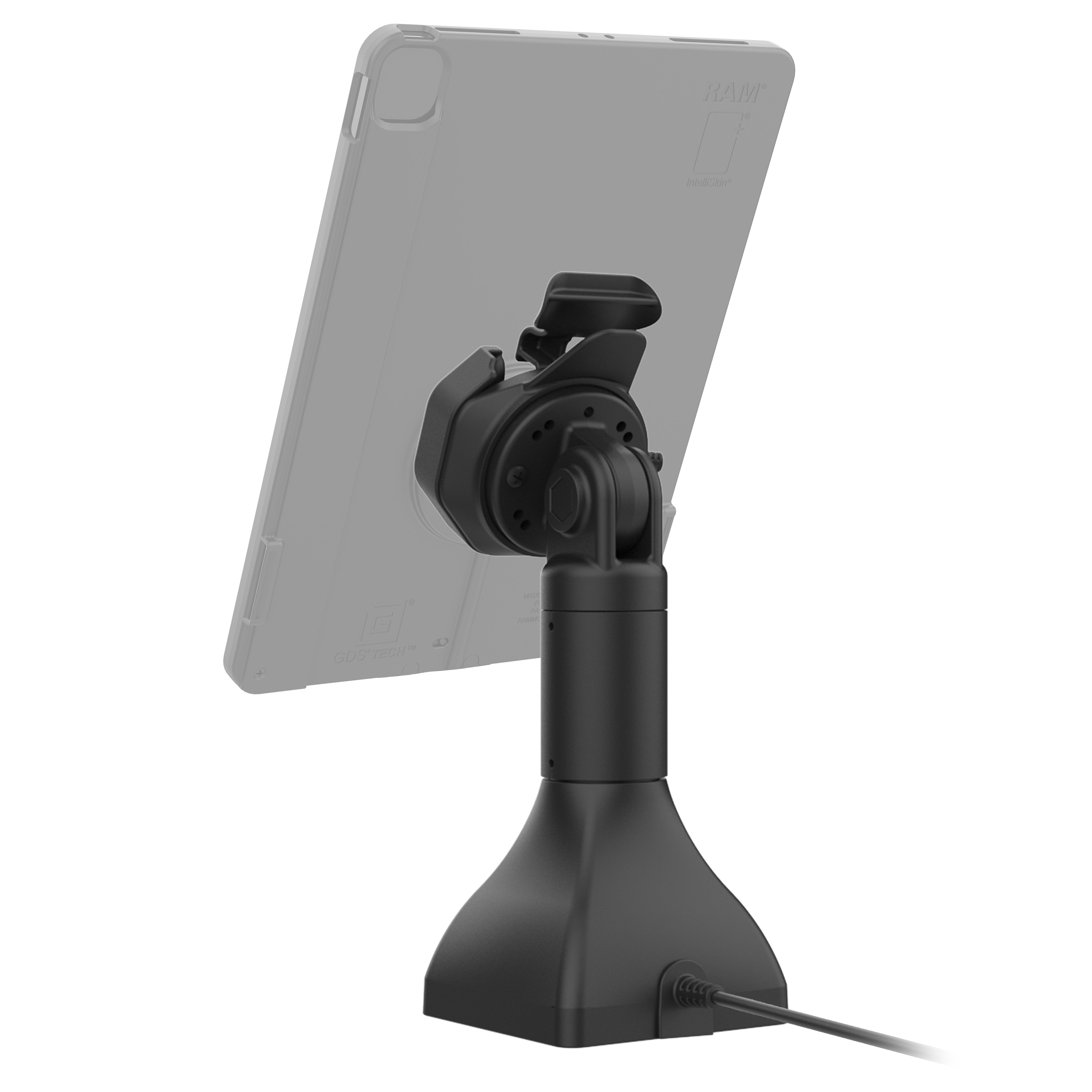 GDS® Uni Conn™ Powered 7 Pedestal Dock with USB-C Ports - High-Speed Charging & Data Transfer for Laptops, Phones & Tablets - Perfect for Office, Home & Gaming Setups (RAM GDS DOCK D11 7 U3C)