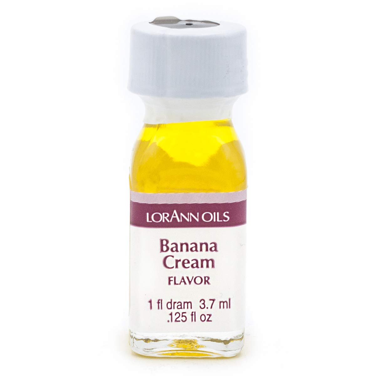 LorAnn Oils Super Strength Flavoring - Natural Banana Cream Flavor Oil for Candy Making, Baking & Hard Candy - 4X Stronger Than Extracts (Pack of 2, 0.125 fl oz) - Perfect for DIY Desserts, Homemade Treats & Professional Confectionery