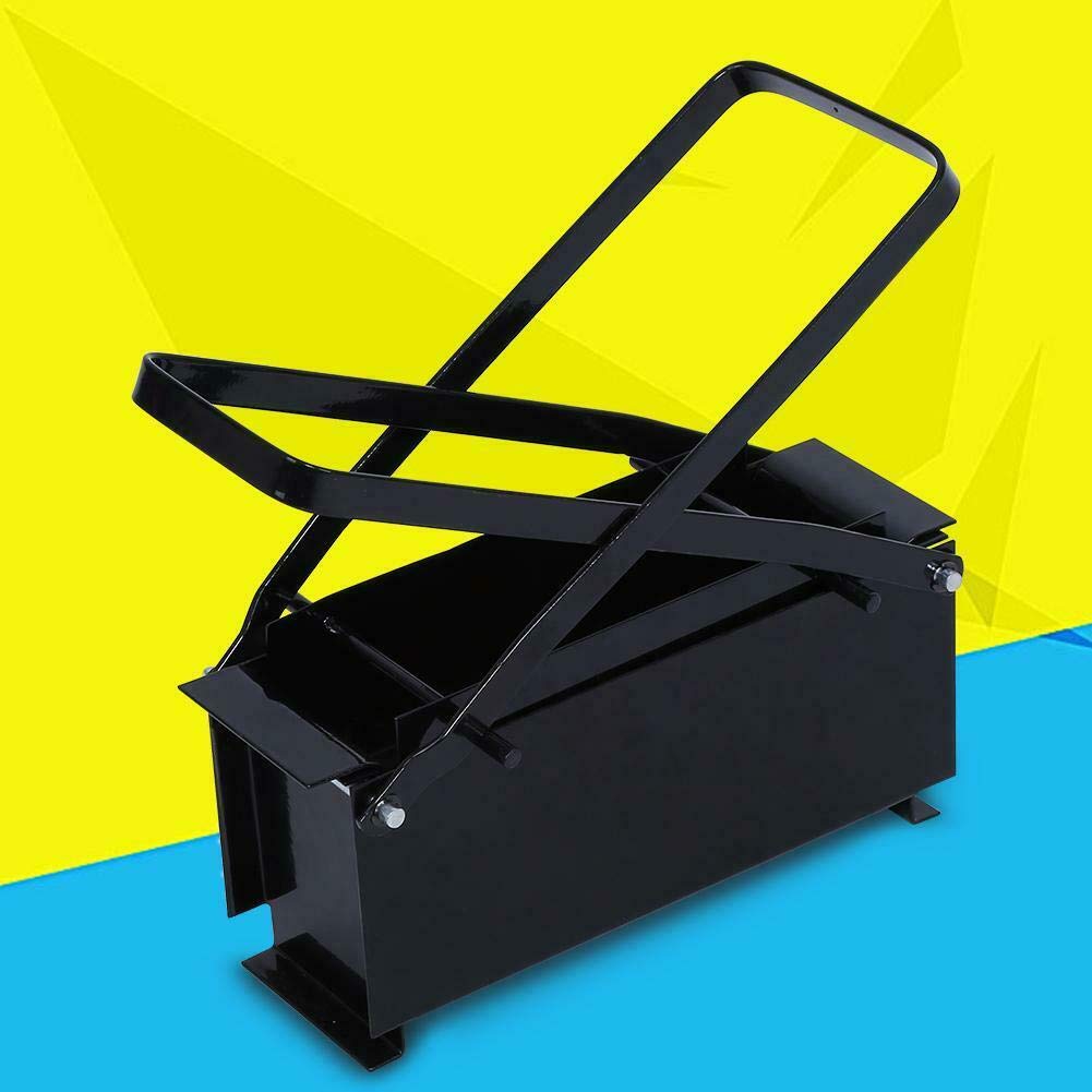 Eco-Friendly Briquette Maker | Heavy Duty Iron Paper Log Brick Press for Fireplace, Wood Stove & Camping | Efficient Heating Fuel Solution for Home & Outdoor Use