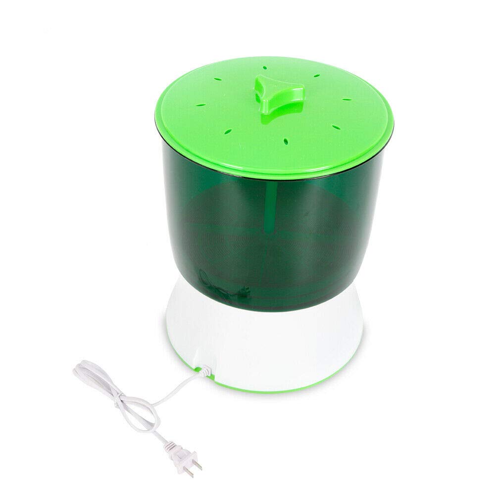 Automatic 2-Layer Bean Sprout Maker Machine - 110V Smart Electric Seed Sprouter for Healthy Homegrown Sprouts | Perfect for Kitchen, Vegan Diet & Organic Gardening