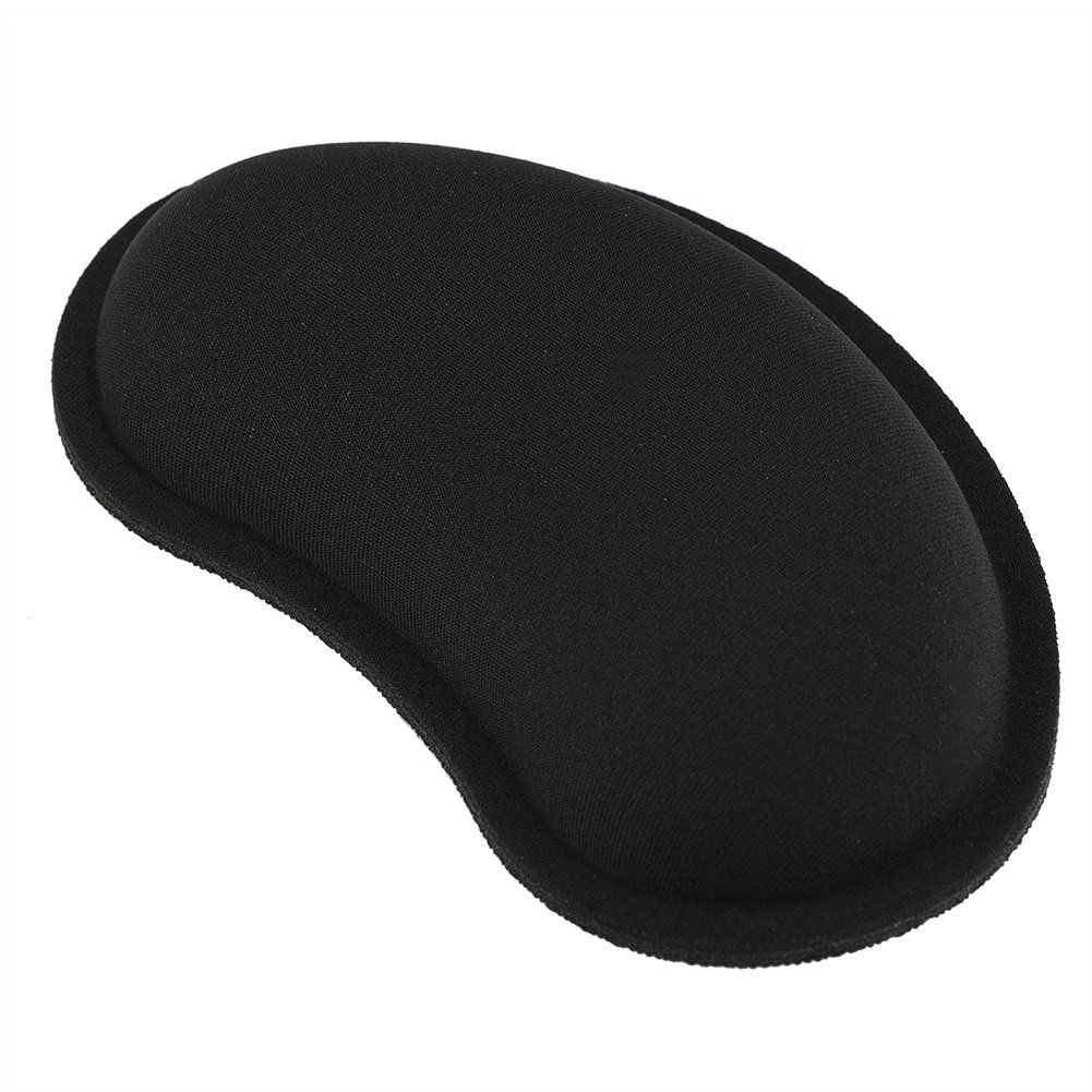 Ergonomic Memory Foam Mouse Pad with Non-Slip Base - Comfortable Wrist Support Computer Mouse Mat for Home, Office & Gaming - Portable Sloped Design for Pain-Free Computing