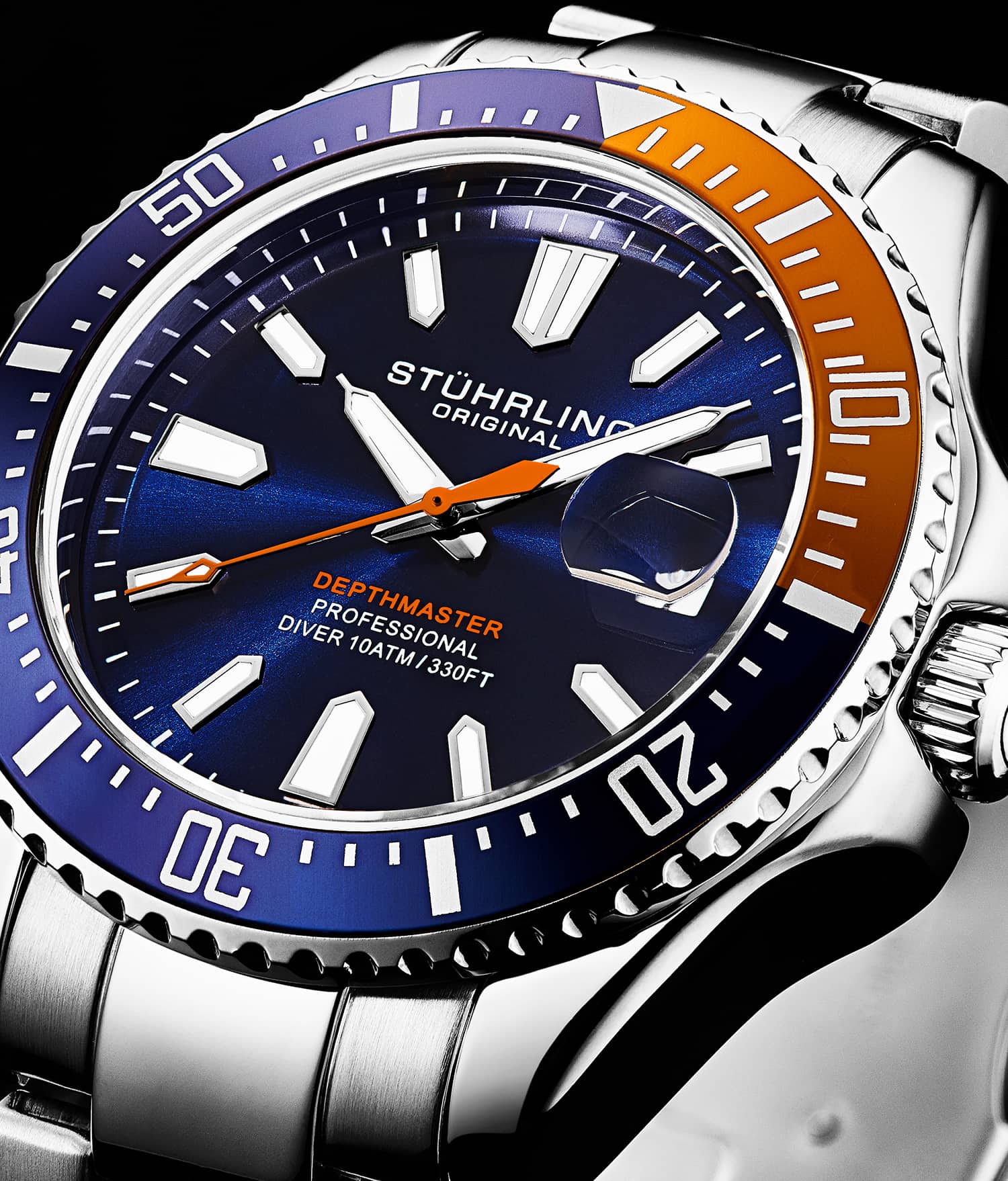 Depthmaster 3950A 42mm Quartz Diver Watch - Waterproof Luxury Dive Watch for Men - Perfect for Scuba Diving, Swimming & Outdoor Adventures