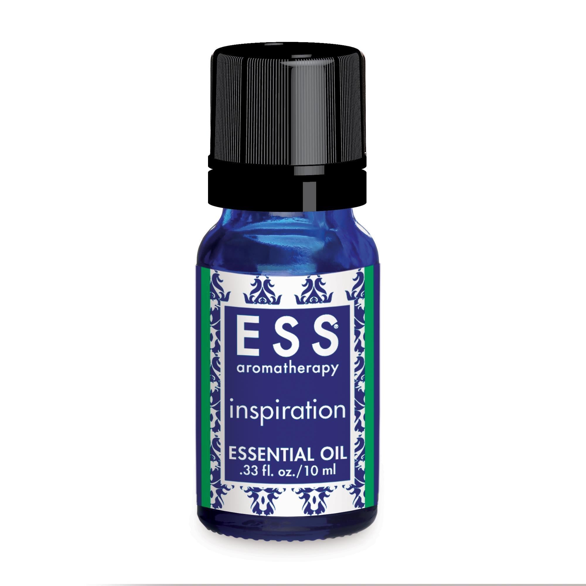 ESS Inspiration Essential Oil Blend - 10 mL Aromatherapy Oil for Relaxation, Stress Relief & Mood Enhancement - Perfect for Diffusers, Massage & Home Spa