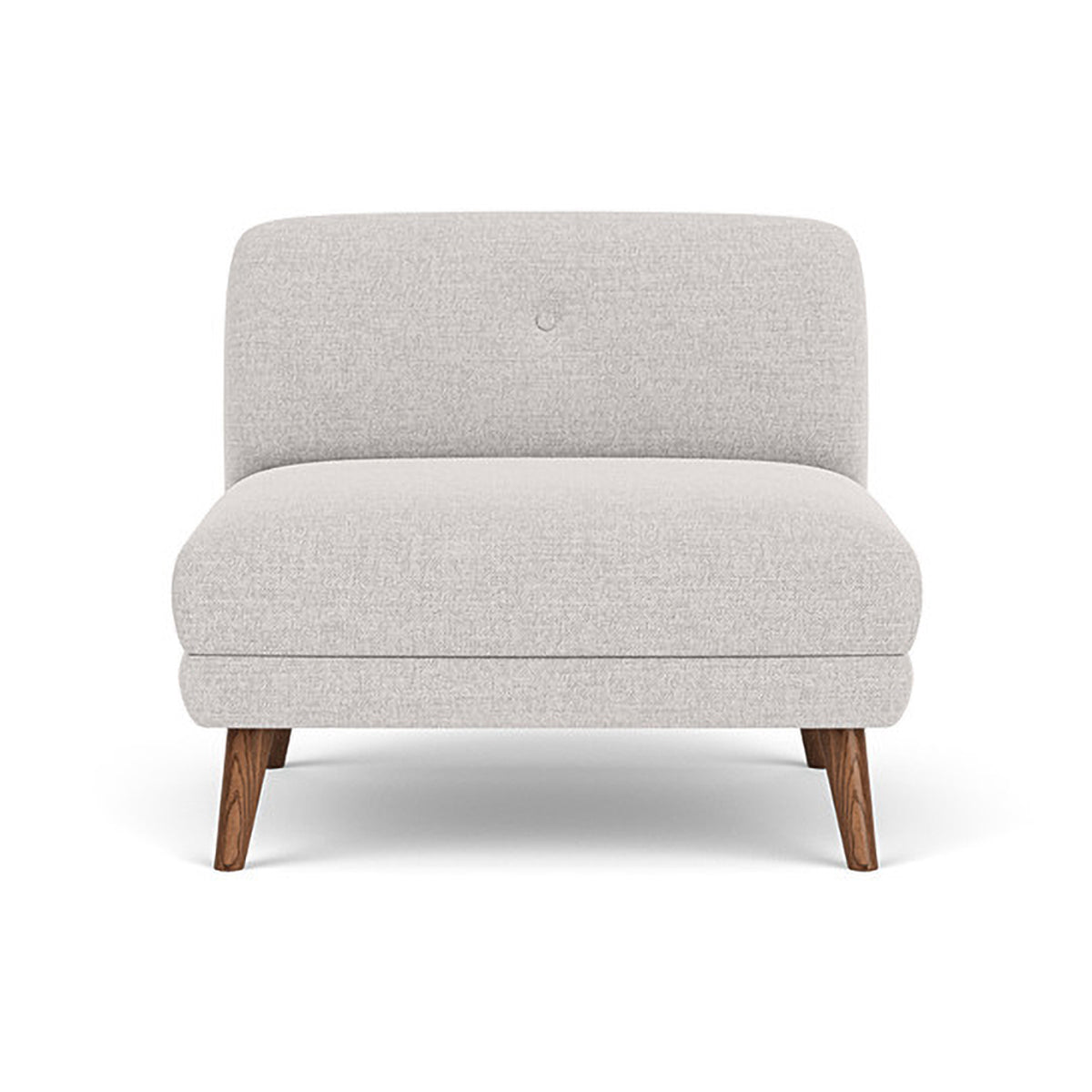 Alfred Fabric Modular Sectional Sofa (Armless) - Modern Living Room Furniture for Small Spaces & Apartments