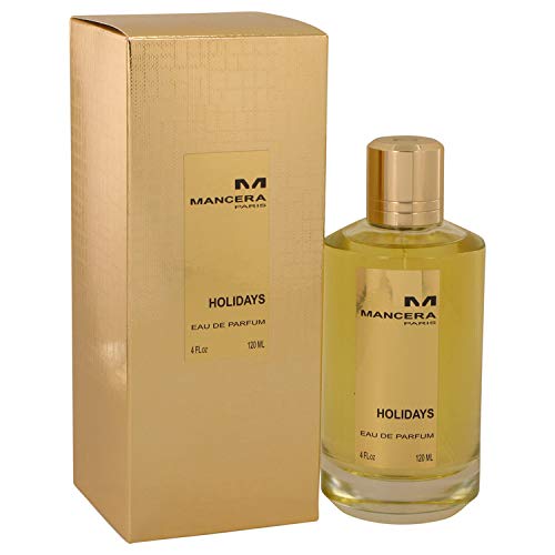 Mancera Holidays Eau De Parfum Spray for Women & Men - 4 oz Unisex Perfume | Long-Lasting Fragrance | Perfect for Travel, Date Night & Special Occasions