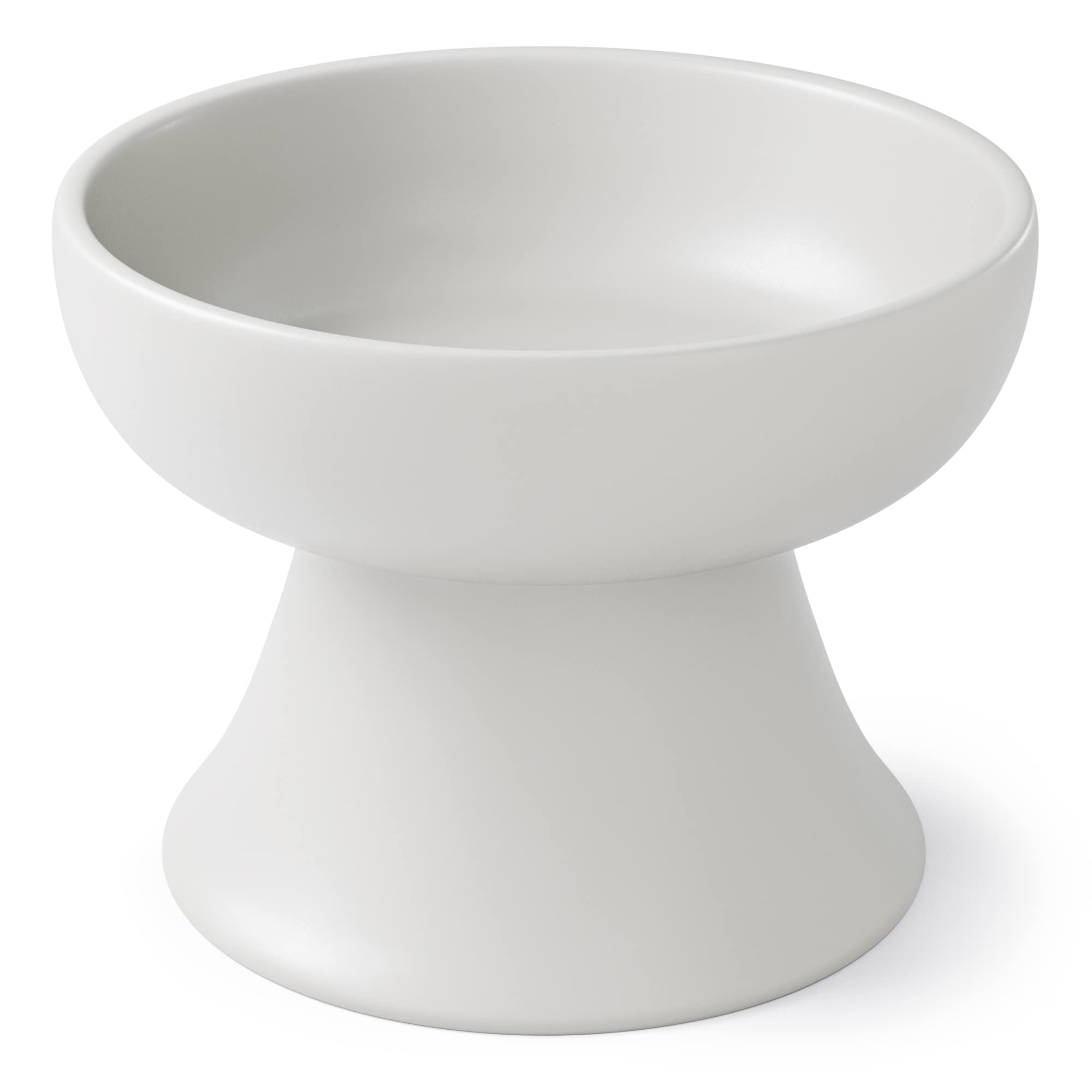 Premium Raised Cat Food Bowl - Elevated Ceramic Pet Dish for Cats & Small Dogs | MINO Japan | Perfect for Healthy Digestion & Comfortable Feeding