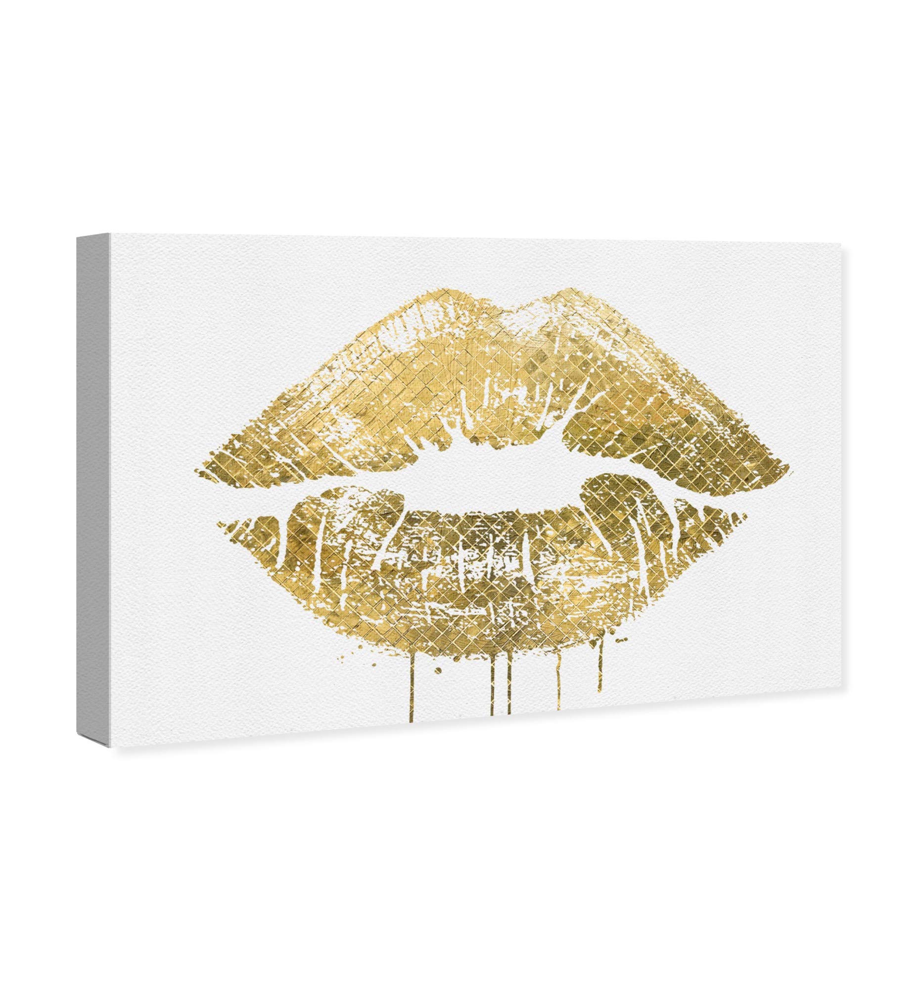 Oliver Gal Artist Co. Fashion & Glam Wall Art Canvas Prints - 24x16 Inch Home Decor in White & Gold | Perfect for Living Room, Bedroom & Office Wall Decor