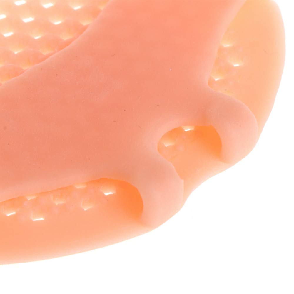 1 Pair of Silicone Forefoot Pads - Metatarsal Cushion Support for Ball of Foot Pain Relief, Breathable Honeycomb Gel Pads for Women & Men - Perfect for Running, High Heels, and Standing All Day