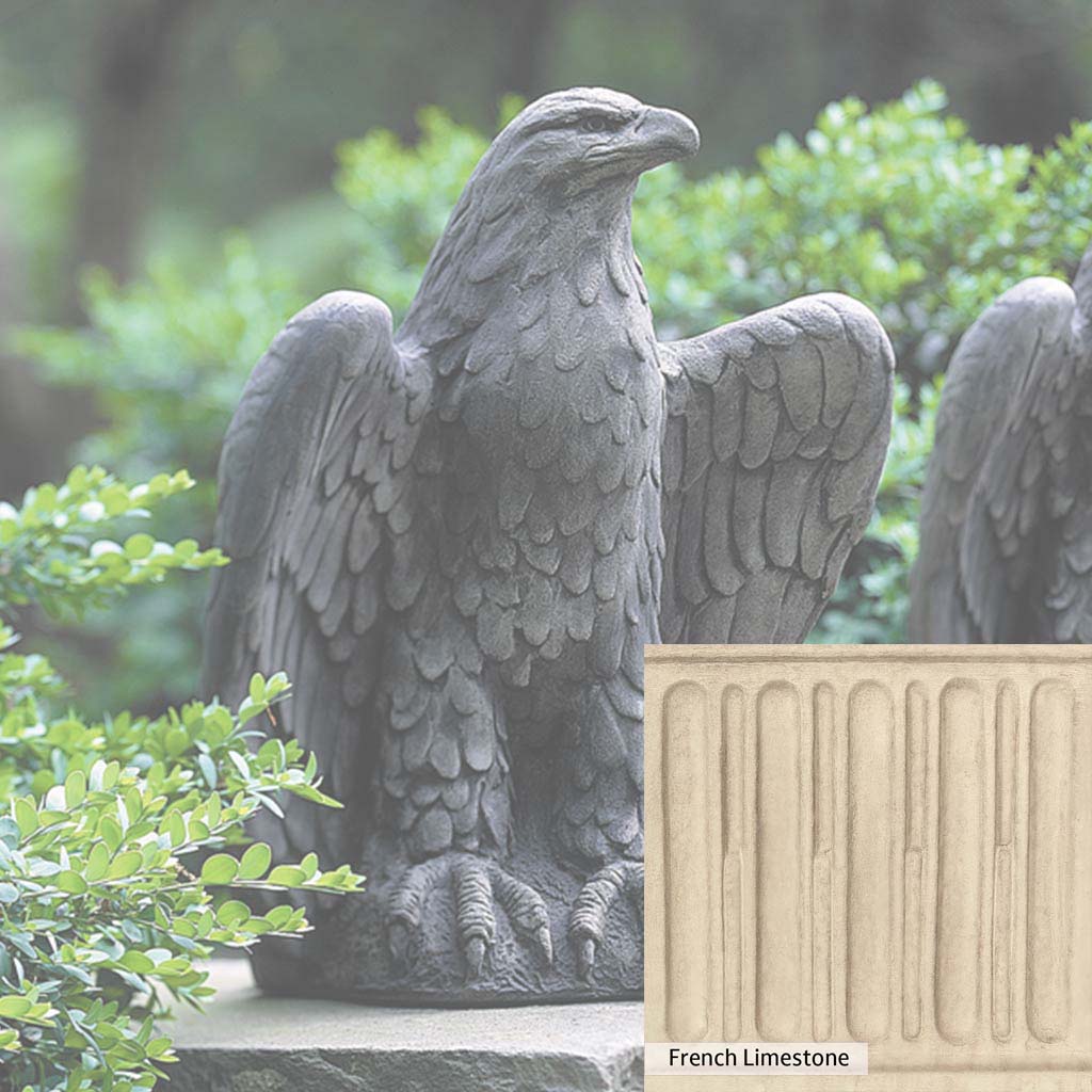 Campania International Eagle Looking Left Statue - Bronze Eagle Sculpture for Home & Office Decor - Perfect for Garden, Patio, or Indoor Display