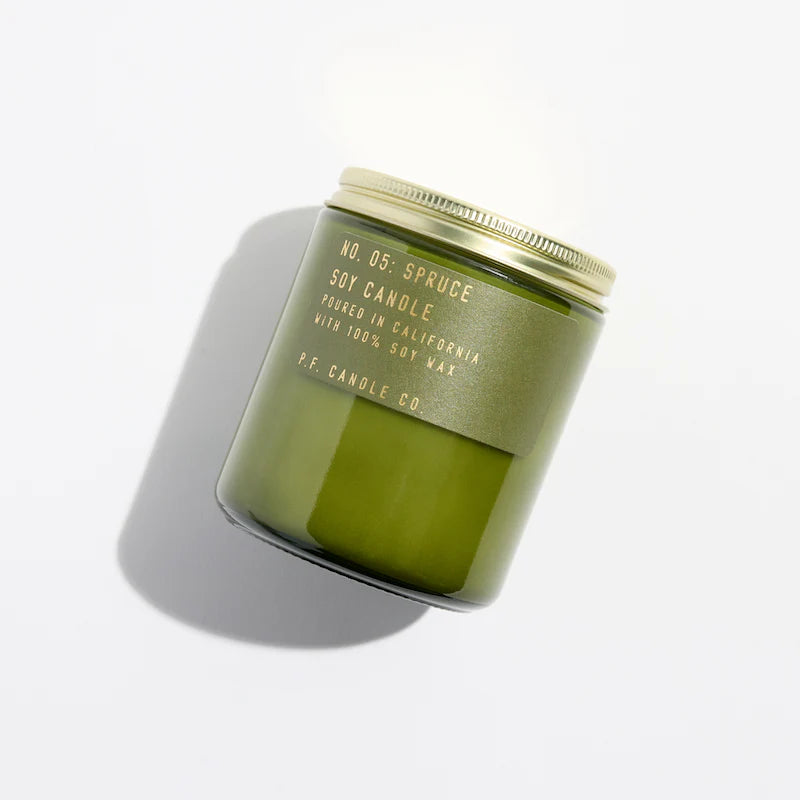 Premium 7.2 oz Natural Soy Wax Candle - Spruce Scent | Eco-Friendly, Long-Lasting Fragrance for Home, Office & Relaxation | Perfect for Aromatherapy, Gifts & Cozy Ambiance