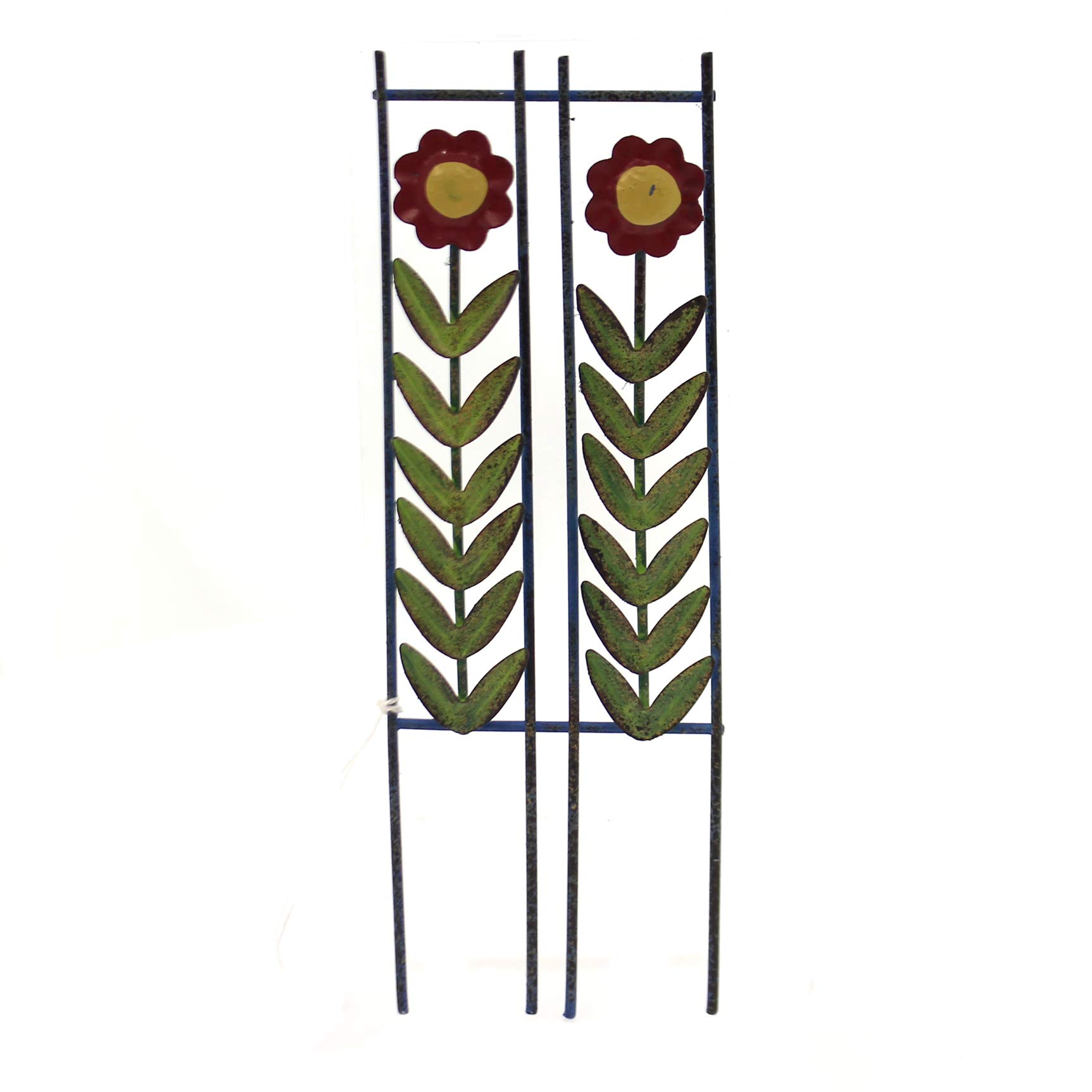 Metal Garden Trellis for Climbing Plants - Decorative Outdoor Fairy Garden Trellis 12583 - Perfect for Vine Support, Backyard Decor & Fairy Garden Displays