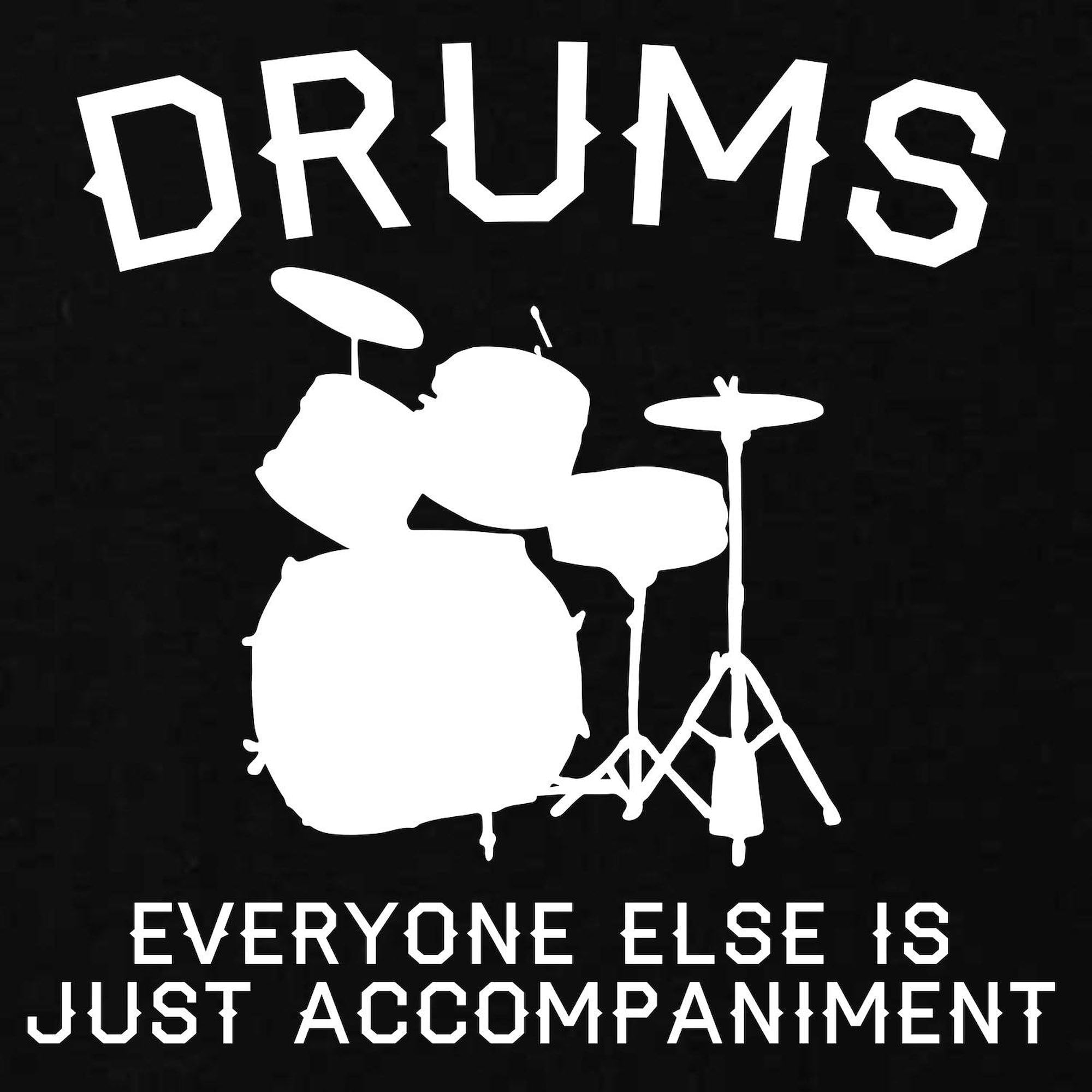 DRUMS Zip Hoodie for Men - Dark Zip-Up Hooded Sweatshirt | Casual Wear, Street Style & Music Lovers Outfit