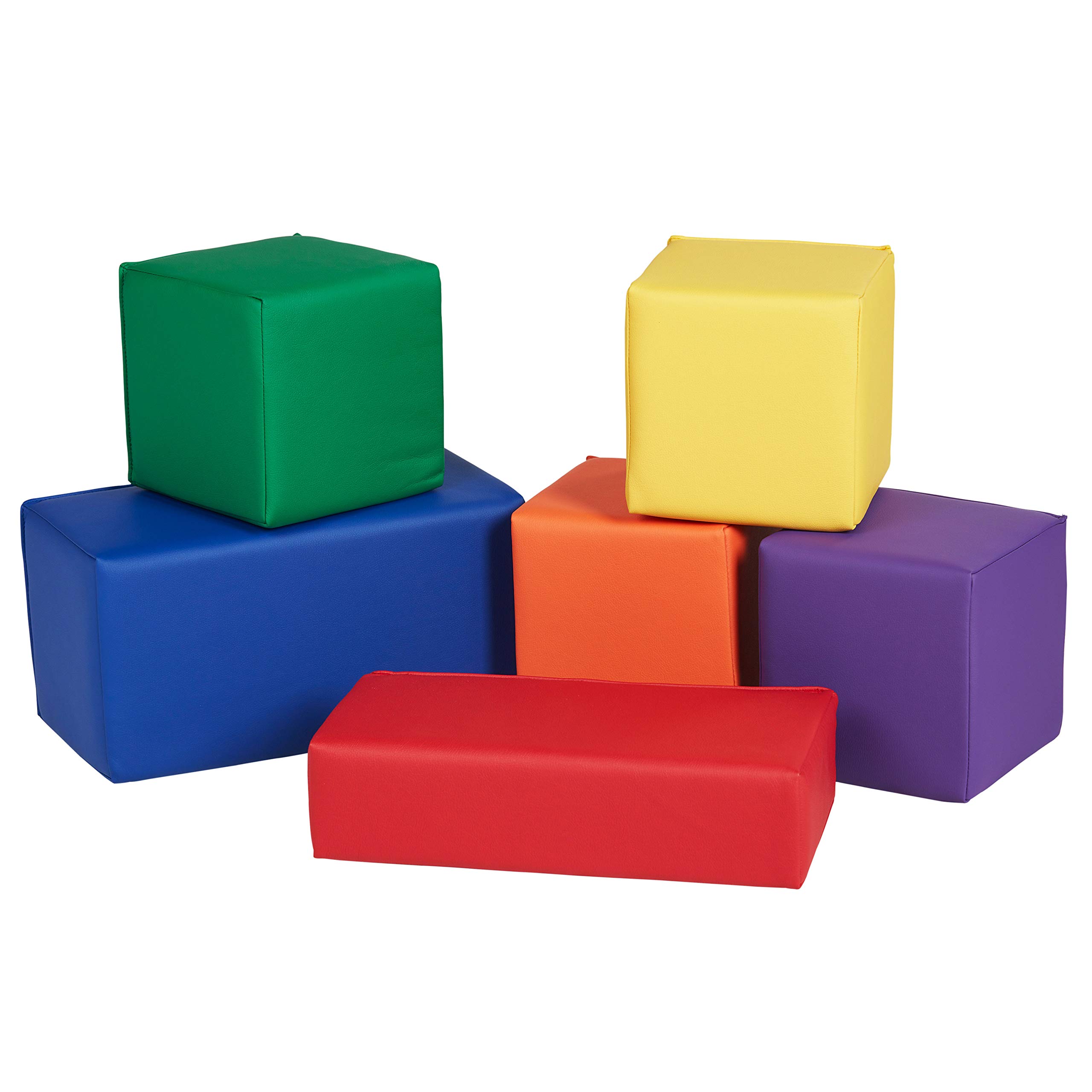 SoftScape Toddler Playtime Climber and Blocks (9-Piece Set) - Indoor Play Equipment for Kids Ages 1-3 | Safe Foam Climbing Toys for Toddlers | Perfect for Daycare, Nursery & Home Playrooms