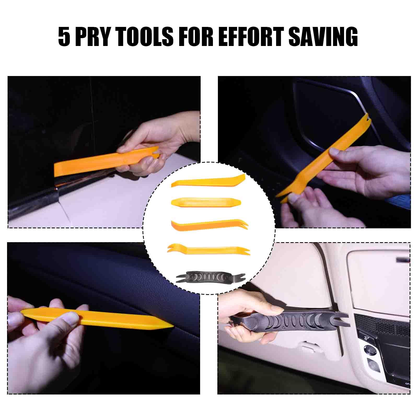 15-Piece Car Tool Kit - Essential Automotive Repair Tools for DIY & Emergency Roadside Use - Perfect for Mechanics, Car Enthusiasts & Home Garage