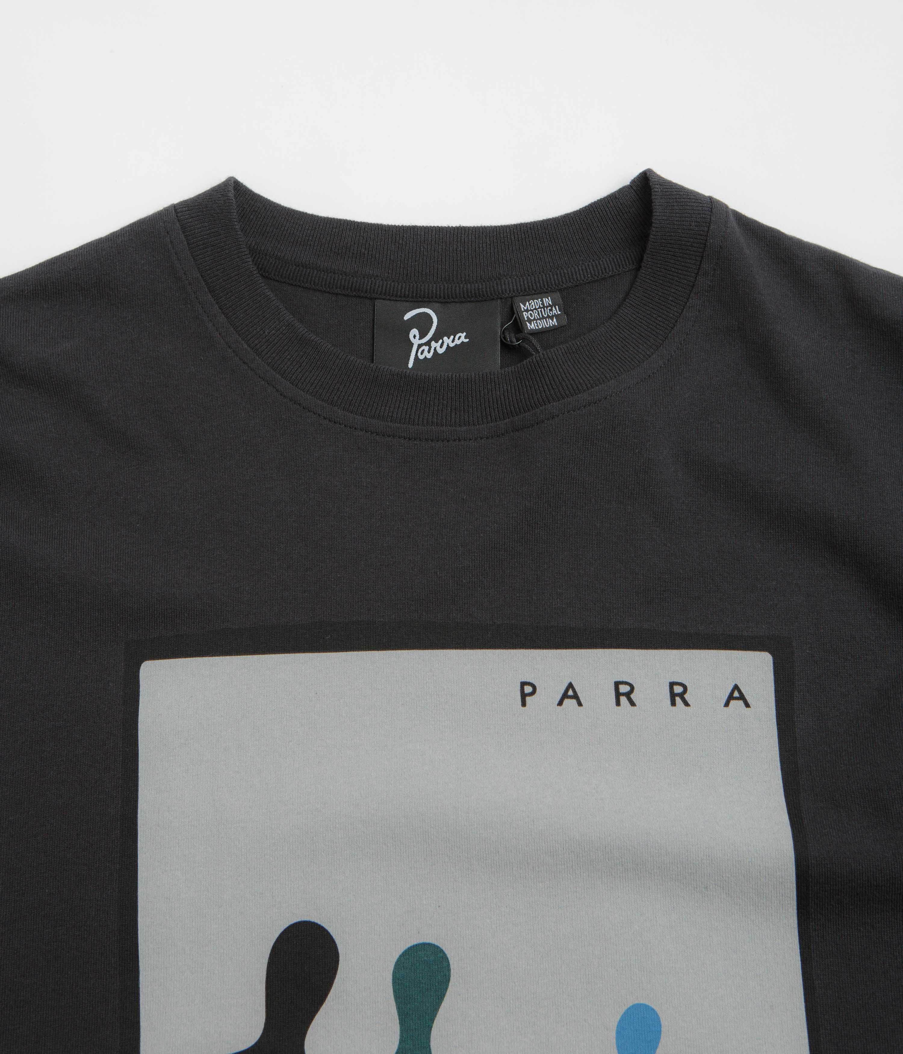 Parra The Visitors Long Sleeve T-Shirt - Black | Men's Graphic Tee for Casual Wear & Street Style