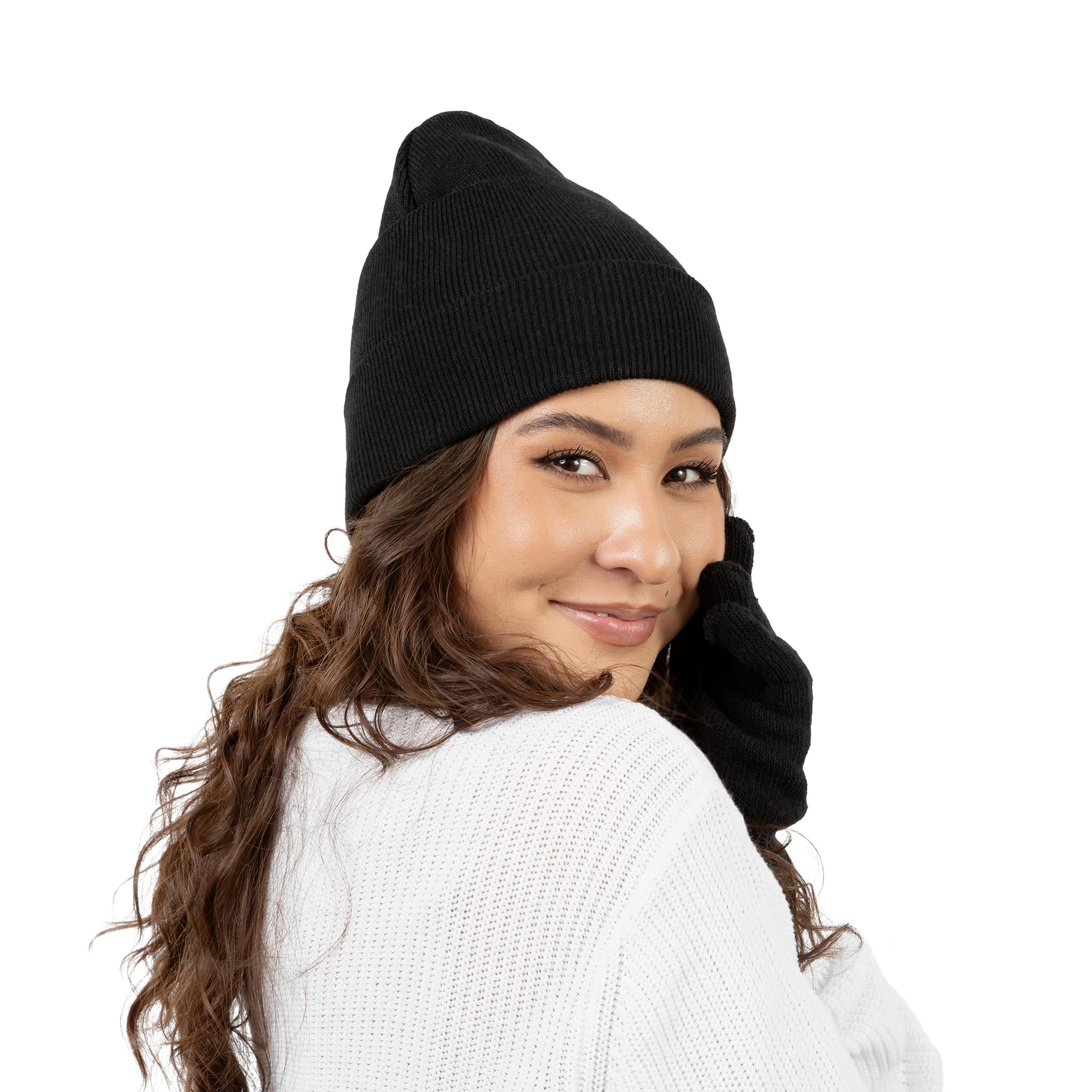 48 Pack Winter Beanies - Bulk Knit Skull Caps for Men & Women - Warm Unisex Hats for Cold Weather - Perfect for Skiing, Snowboarding & Outdoor Winter Activities