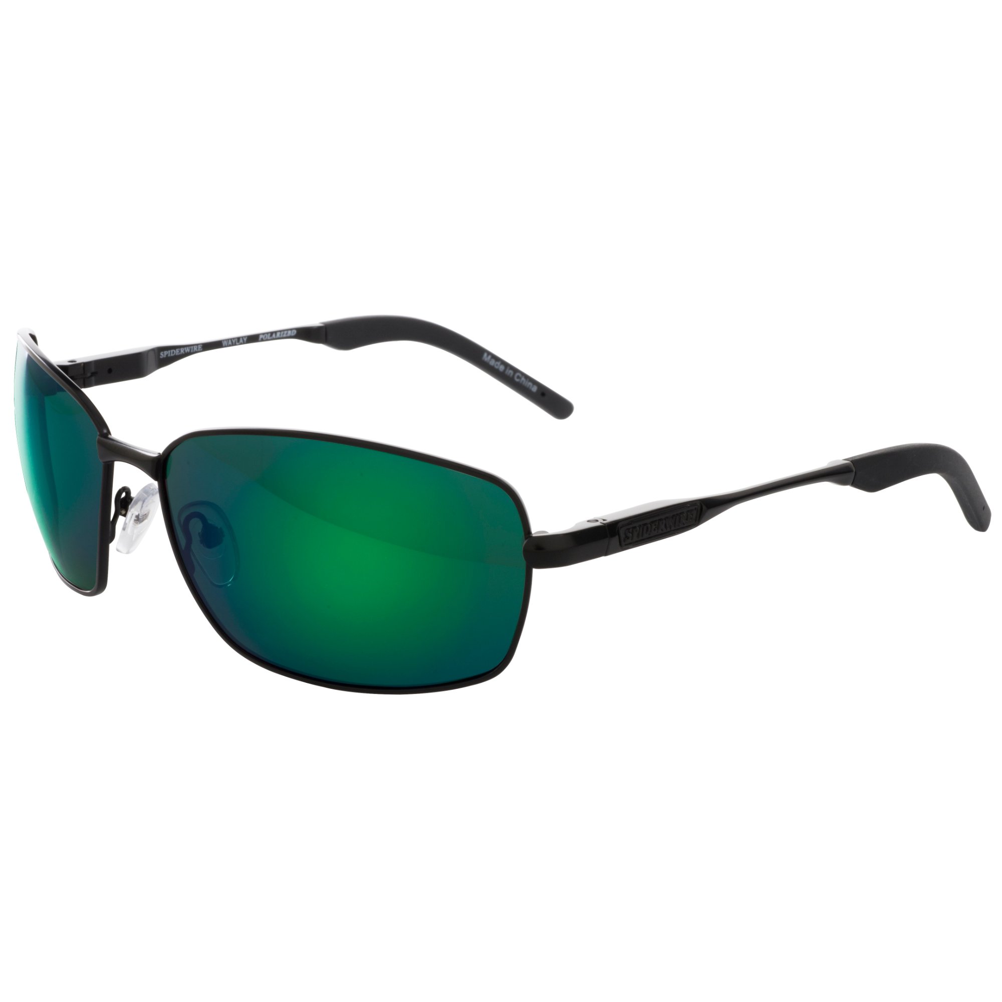 Spiderwire Waylay Polarized Sunglasses for Men & Women - UV Protection, Lightweight & Durable Fishing & Outdoor Sports Shades