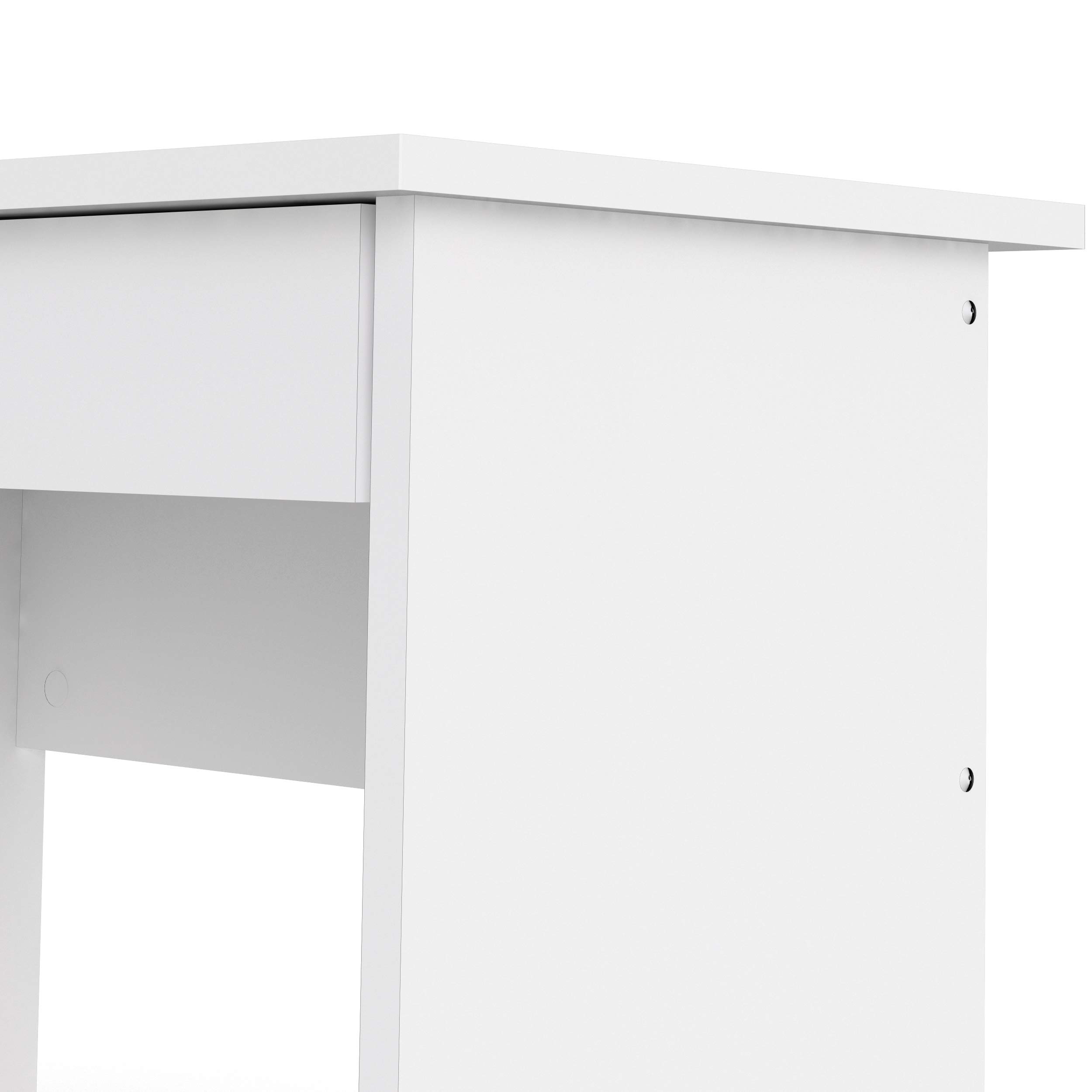 Tvilum White 5-Drawer Desk for Home Office & Study