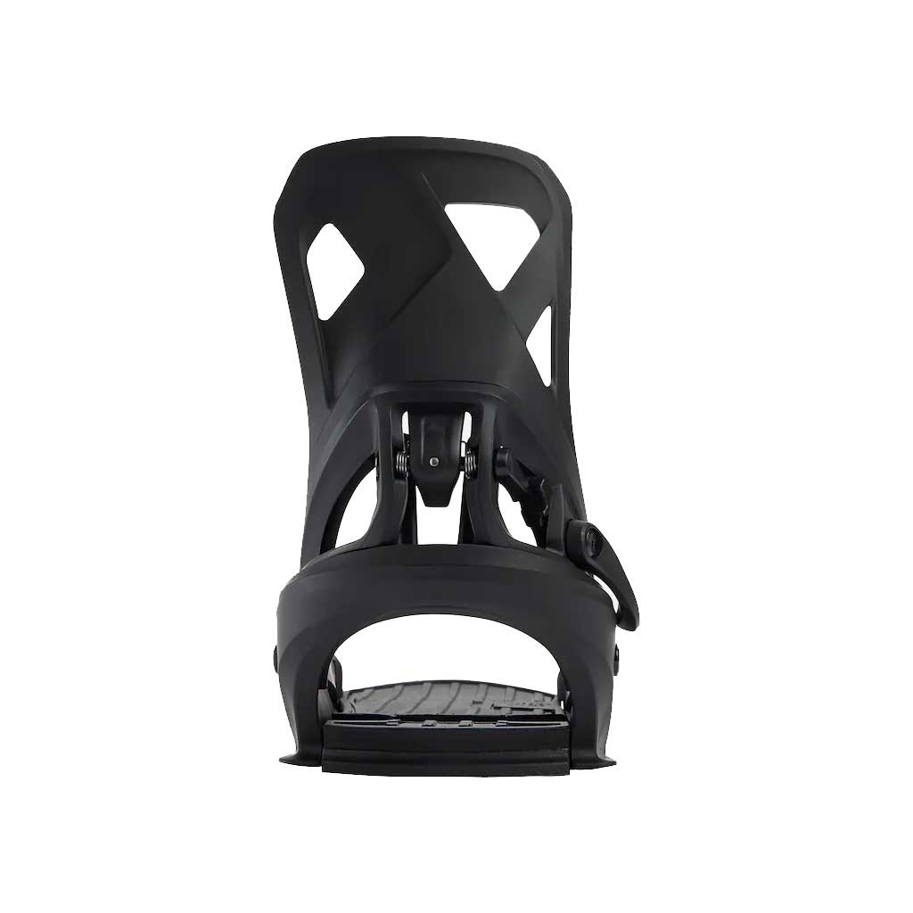 Burton 24/25 Step On Re:Flex Snowboard Bindings - Black | Instant Click-In System for All-Mountain Riding & Freestyle Snowboarding