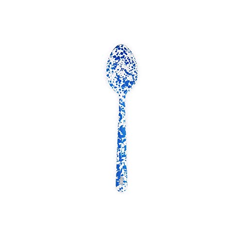 12-Piece Blue Marble Serving Spoon Set - Elegant & Durable for Dining, Parties & Entertaining