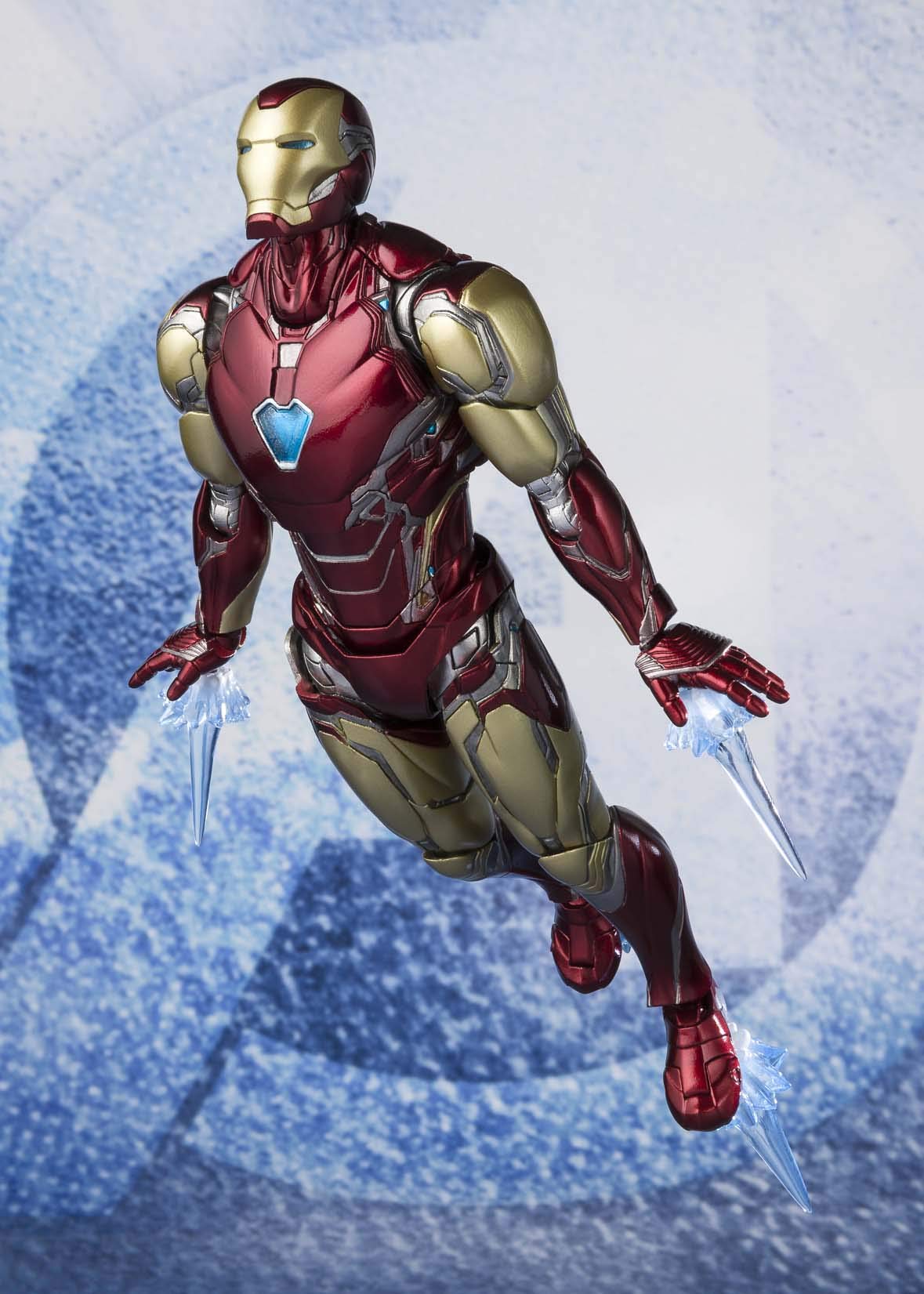 Bandai S.H. Figuarts Iron Man Mark 85 Action Figure - Avengers Endgame Collectible for Display & Cosplay