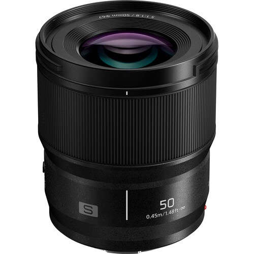 Panasonic Lumix S 50mm f/1.8 Full Frame Lens - Fast Prime Portrait Lens for Mirrorless Cameras | Perfect for Low Light Photography, Street & Travel Shots