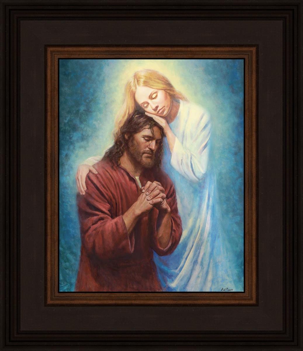 Angel Mother by Del Parson - Religious Wall Art for Home Decor - Perfect for Living Room, Bedroom & Church Inspirational Decor