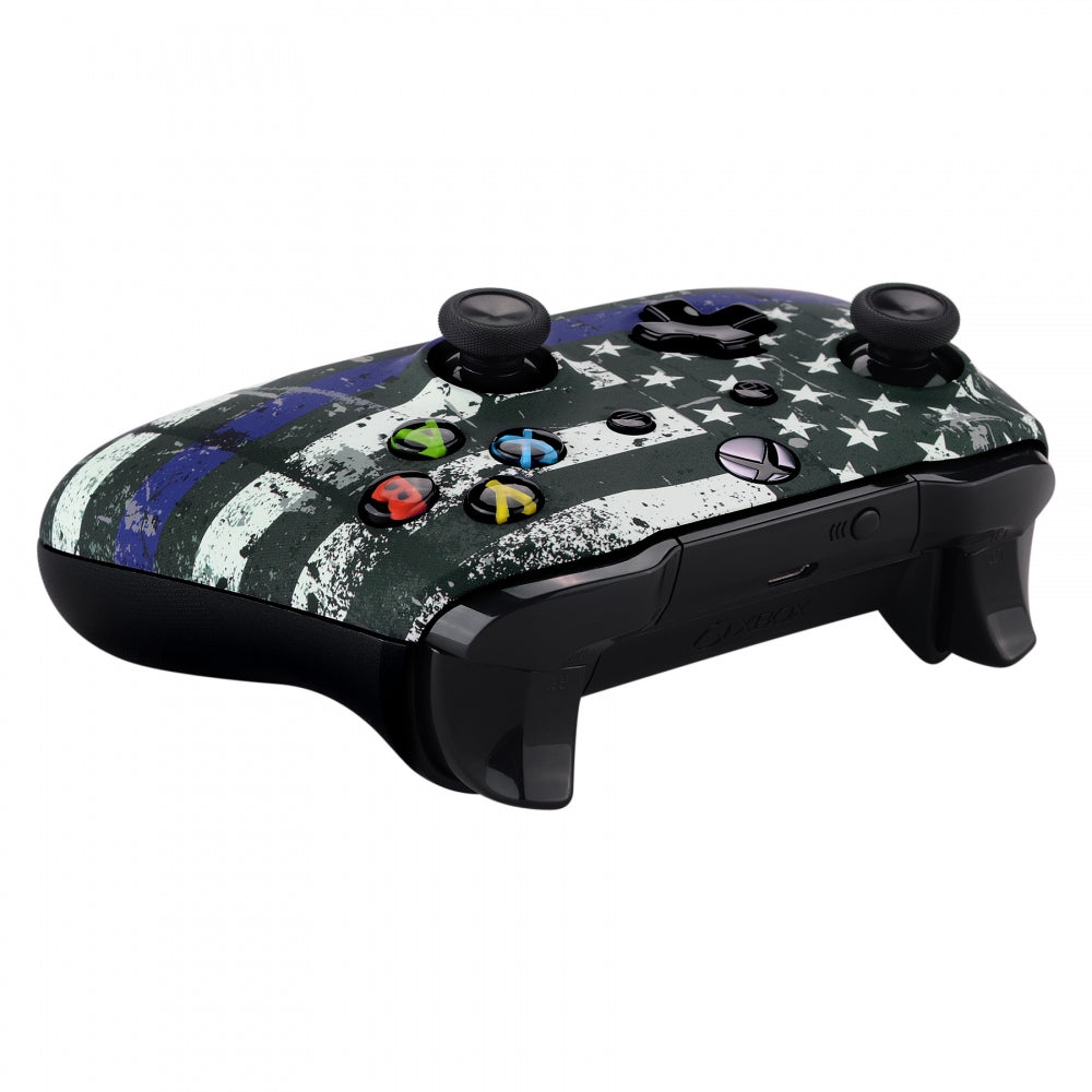eXtremeRate Soft Touch Front Housing Shell Replacement for Xbox One X & S Controller - Custom Pattern Design | Enhanced Grip & Comfort for Gaming, Streaming & Long Play Sessions