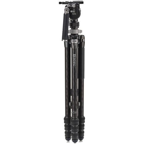 Benro Kingpod CF 2 Series 4-Section Carbon Fiber Tripod with FS36PRO Hybrid Head - Professional Photography & Videography Support for Outdoor Shooting