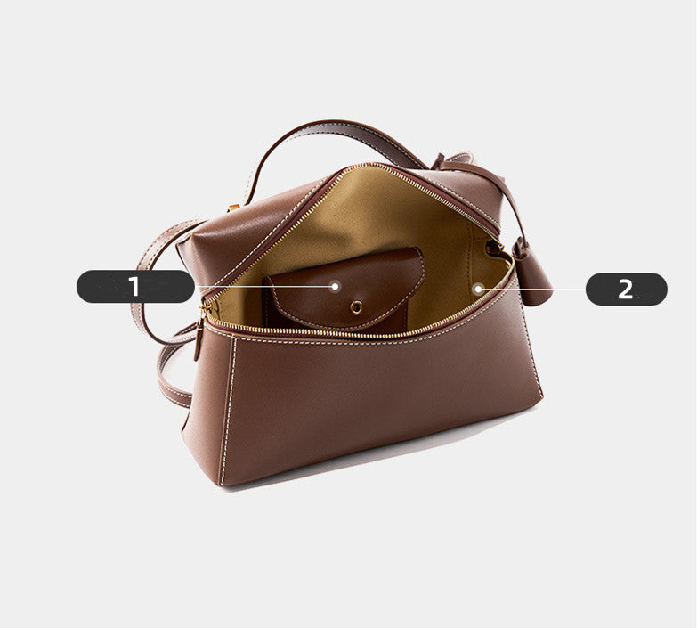 Structured Mini Box Bag for Women - Stylish Crossbody Handbag for Everyday Use, Work, and Travel