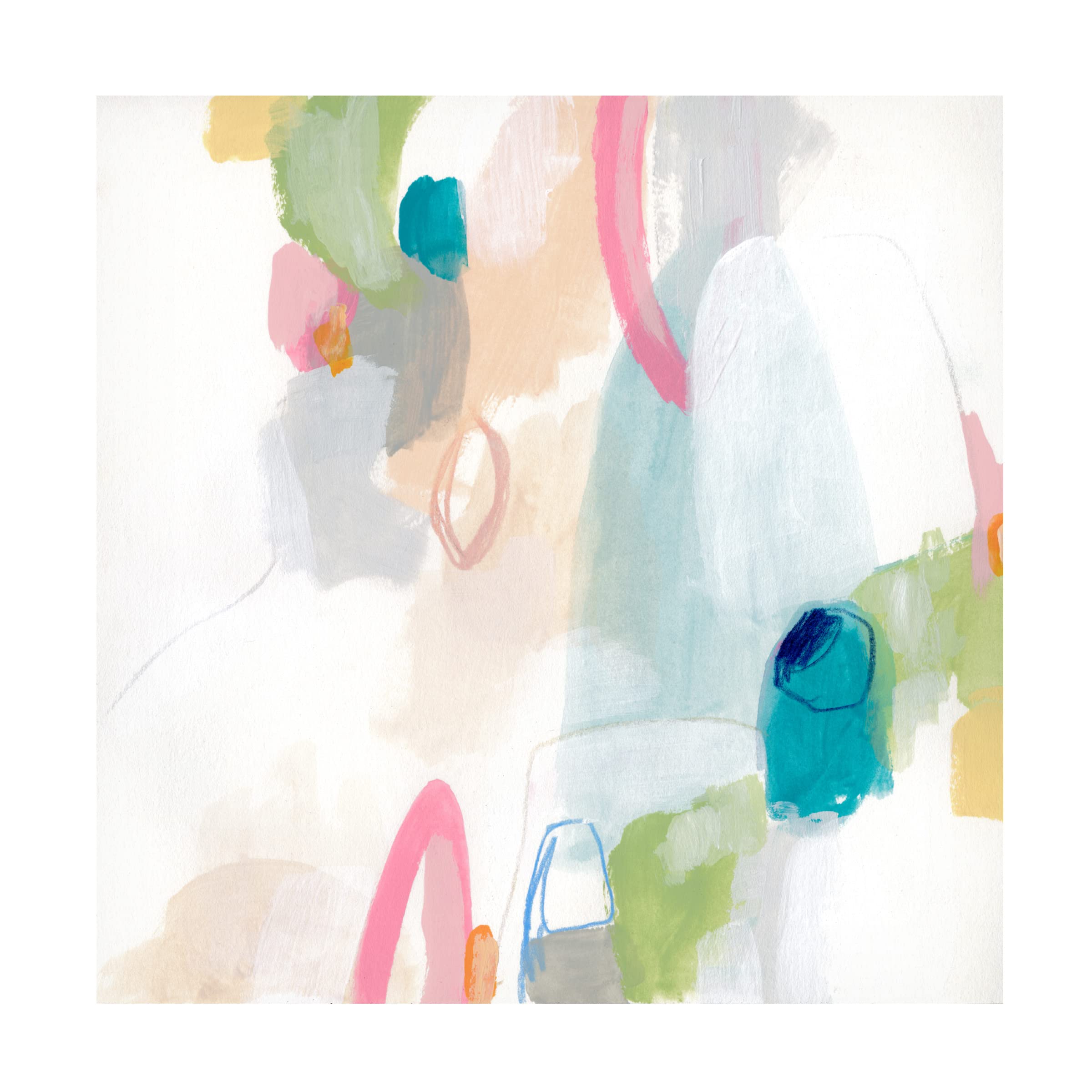 Trademark Fine Art 'Candy Jacket I' Canvas Wall Art Print by June Erica Vess - Vibrant Pop Art Decor for Living Room, Bedroom & Office