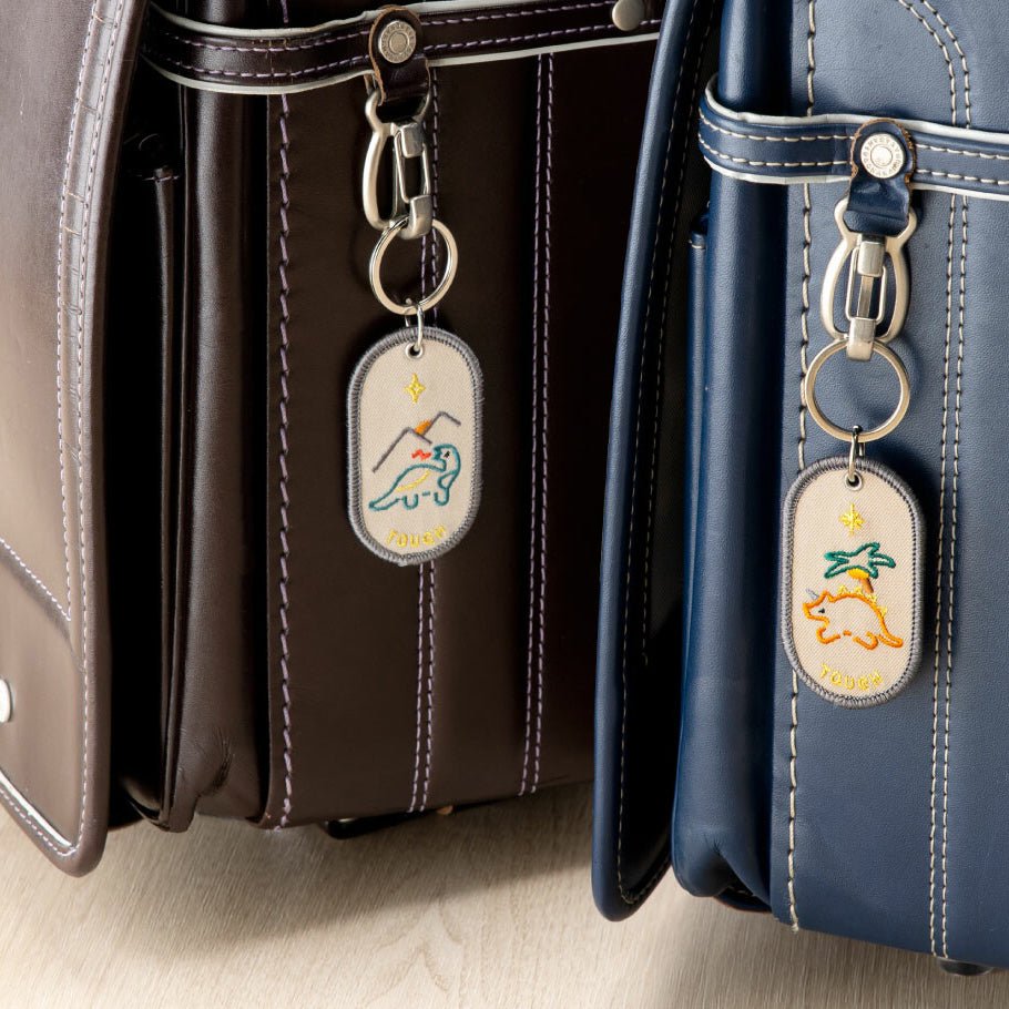 2/8b Pair Key Ring - Durable Stainless Steel Keychain with Iroha Design - Perfect for Home, Office, and Travel Organization