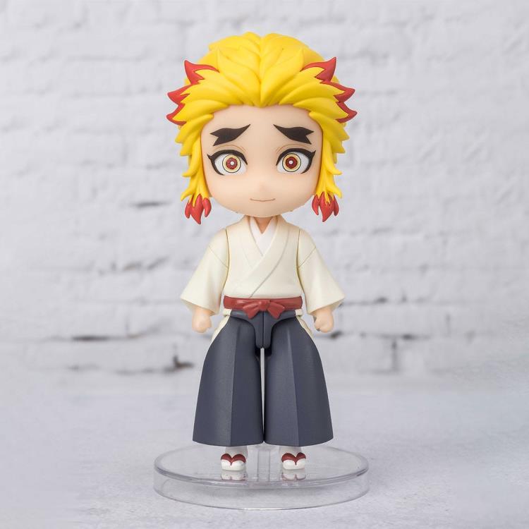Bandai Figuarts Mini #057 Demon Slayer Kimetsu no Yaiba Senjuro Rengoku Action Figure - Anime Collectible for Display & Cosplay